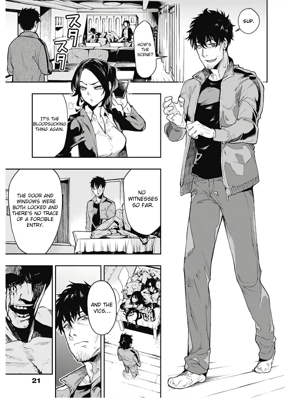 MOMO: The Blood Taker Chapter 1 page 11 - Chapter 1: "V"