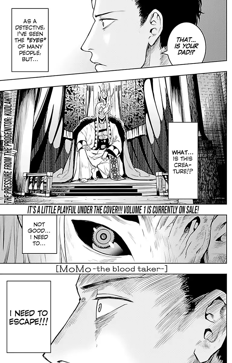 MOMO: The Blood Taker Chapter 11 page 3 - Chapter 11: Progenitor