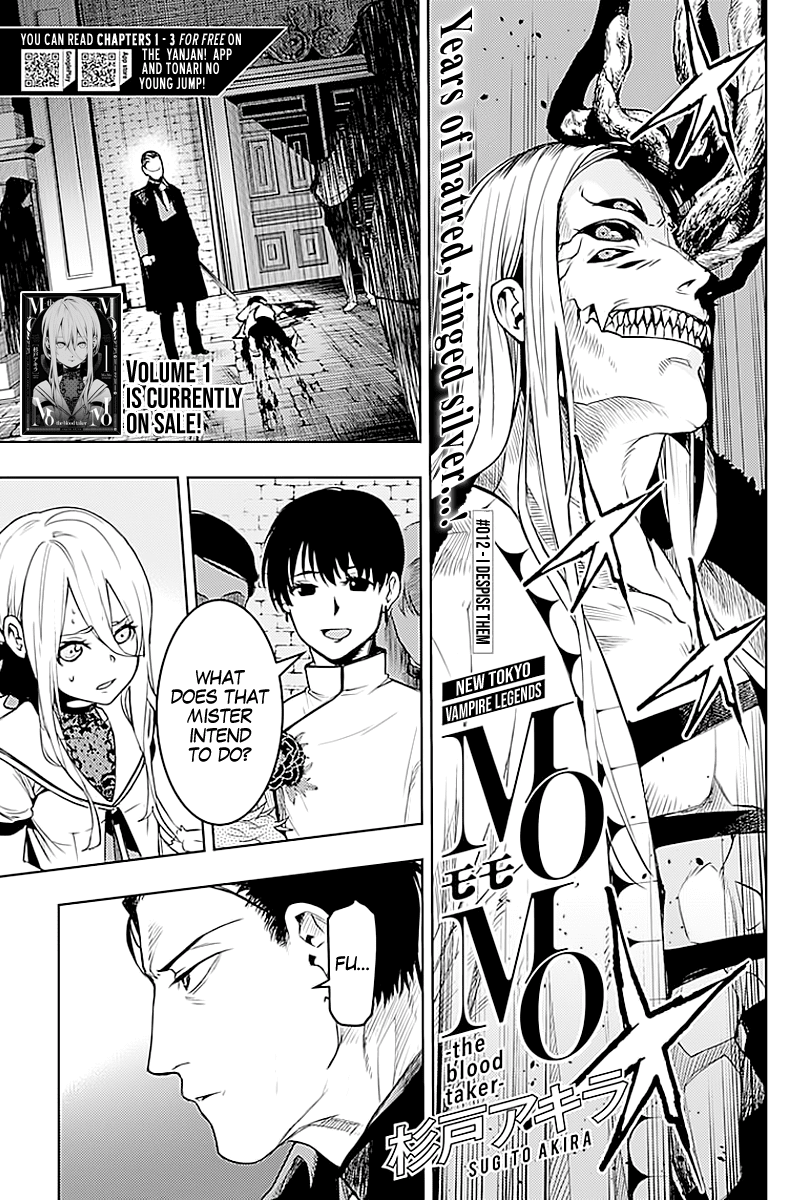 MOMO: The Blood Taker Chapter 12 page 1 - Chapter 12: I Despise Them