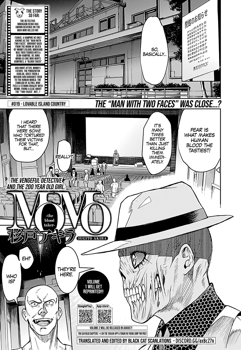 MOMO: The Blood Taker Chapter 19 page 1 - Chapter 19: Lovable Island Country