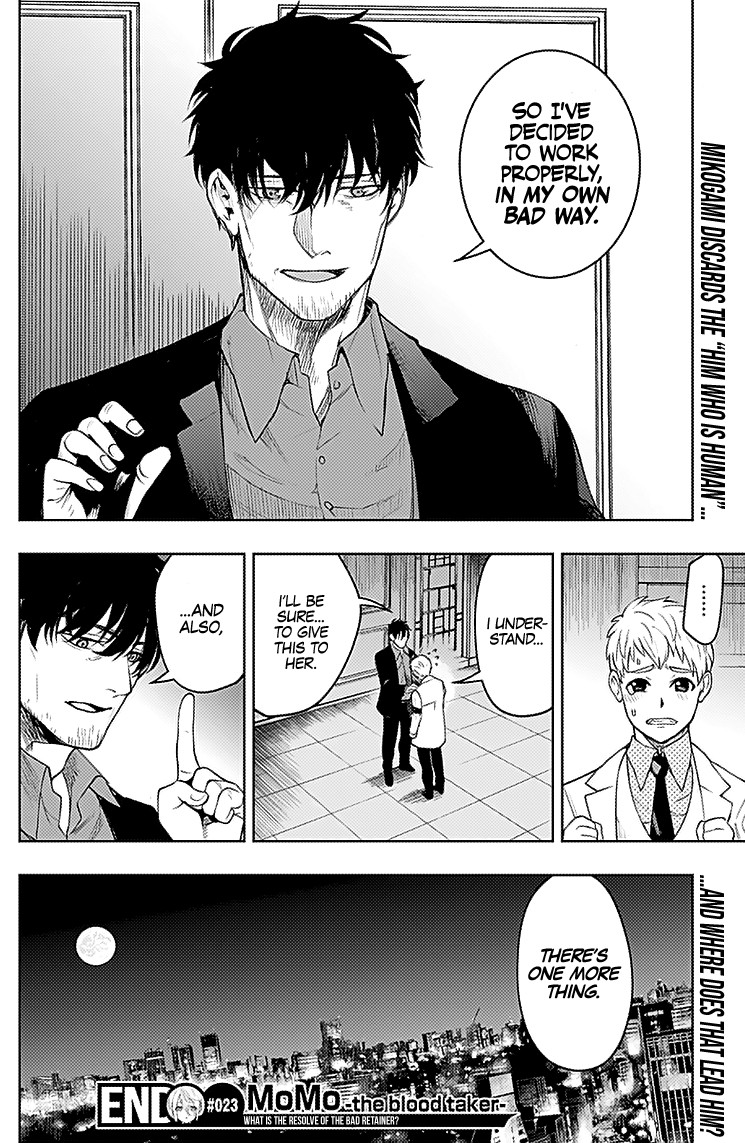 MOMO: The Blood Taker Chapter 23 page 19 - Chapter 23: A Bad Retainer