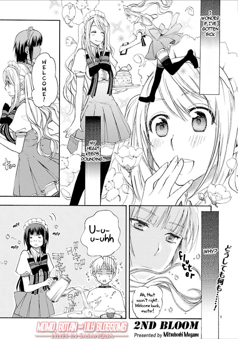 Momo to Botan to Yuri no Hana Chapter 2 page 1 - Chapter 2