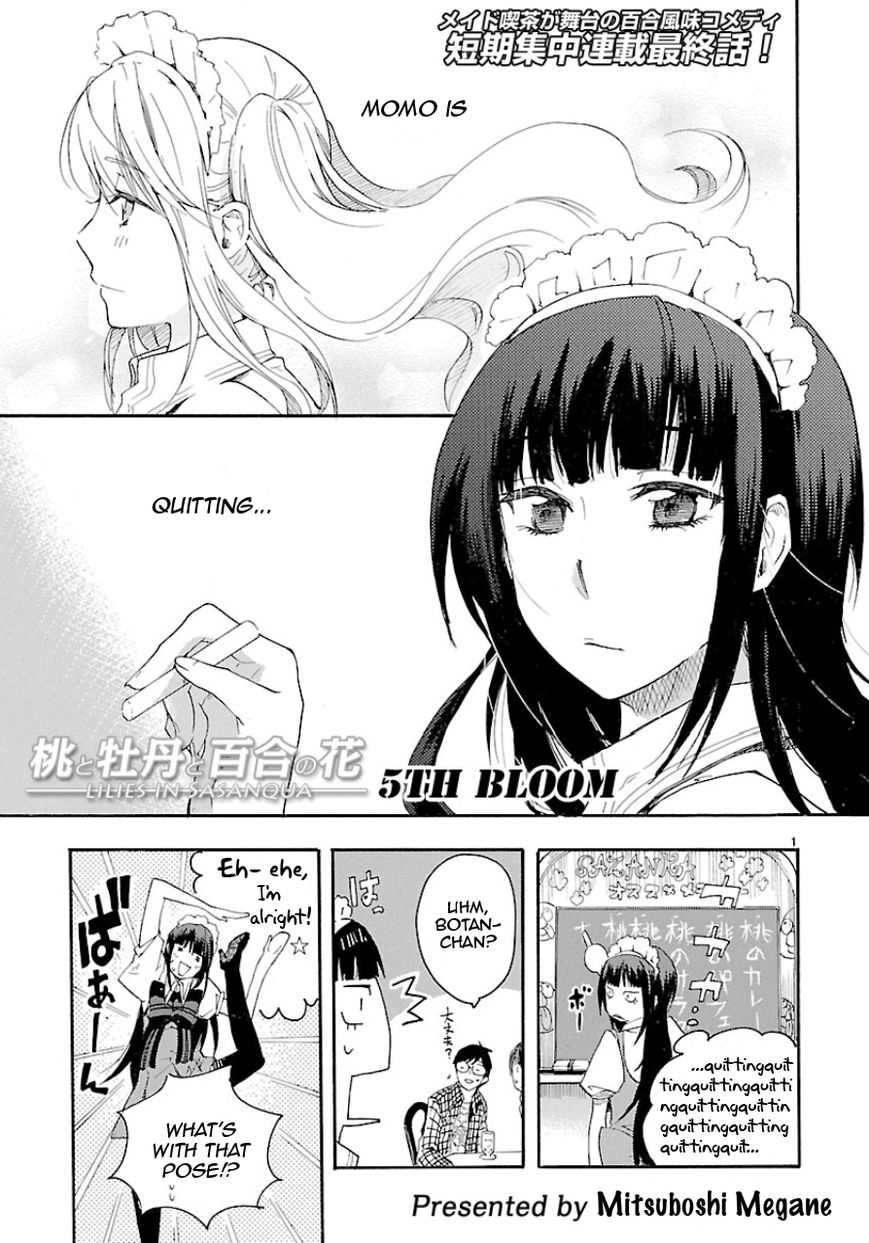 Momo to Botan to Yuri no Hana Chapter 5 page 1 - Chapter 5
