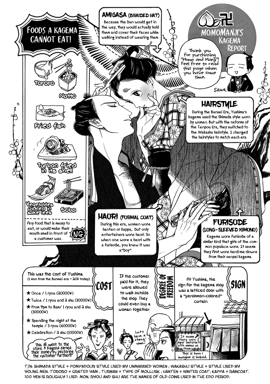 Momo to Manji Chapter 10.5 page 1 - Chapter 10.5: Extras – Booklet