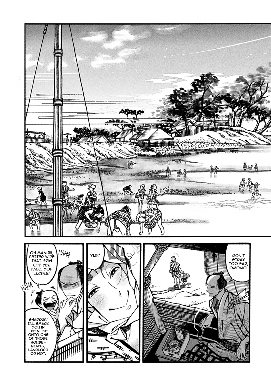 Momo to Manji Chapter 18 page 10 - Chapter 18: Clam Digging