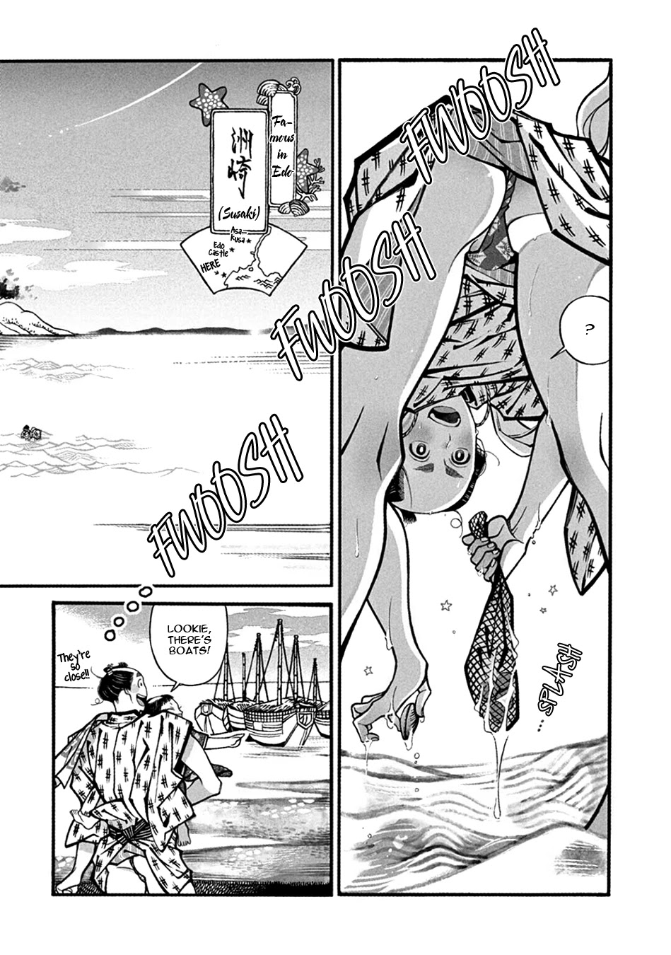 Momo to Manji Chapter 18 page 9 - Chapter 18: Clam Digging