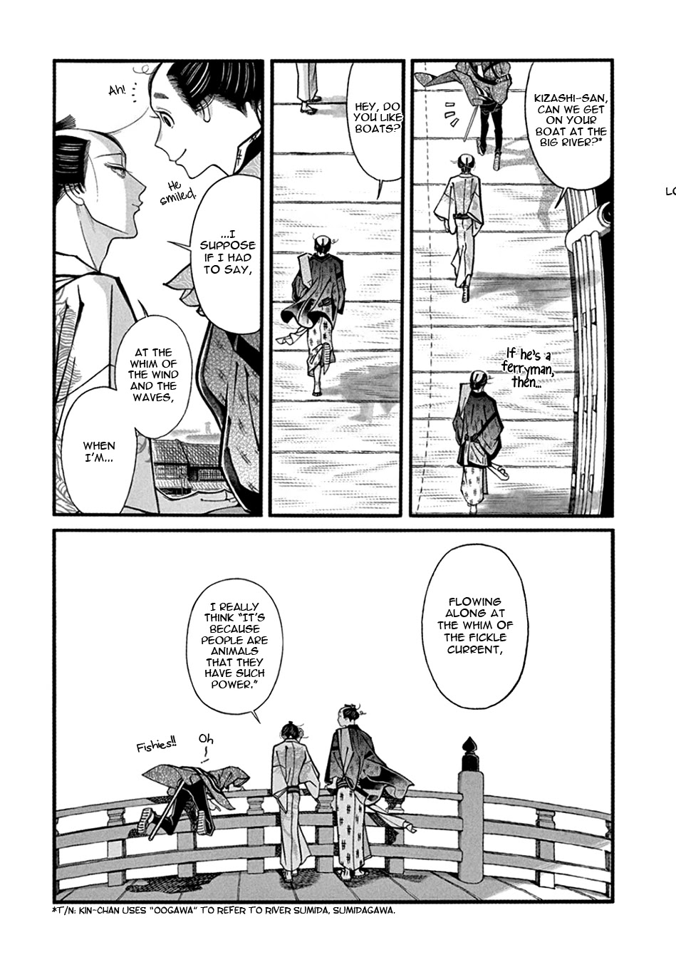 Momo to Manji Chapter 21 page 22 - Chapter 21: Entwined Tug