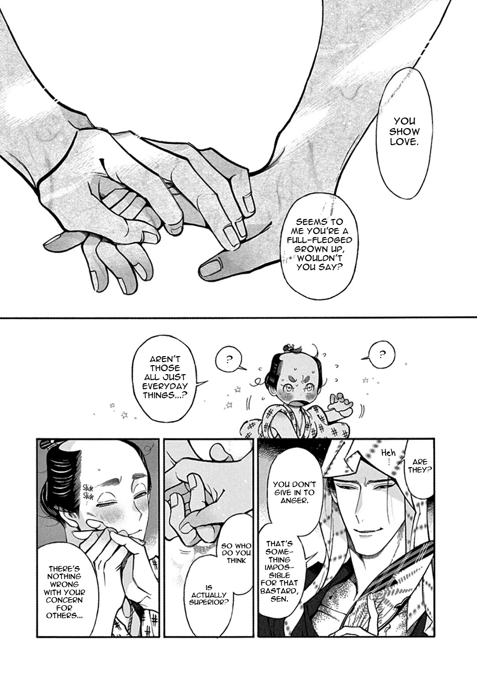 Momo to Manji Chapter 23 page 12 - Chapter 23: Always Rice on a Moonlit Night (Part One)