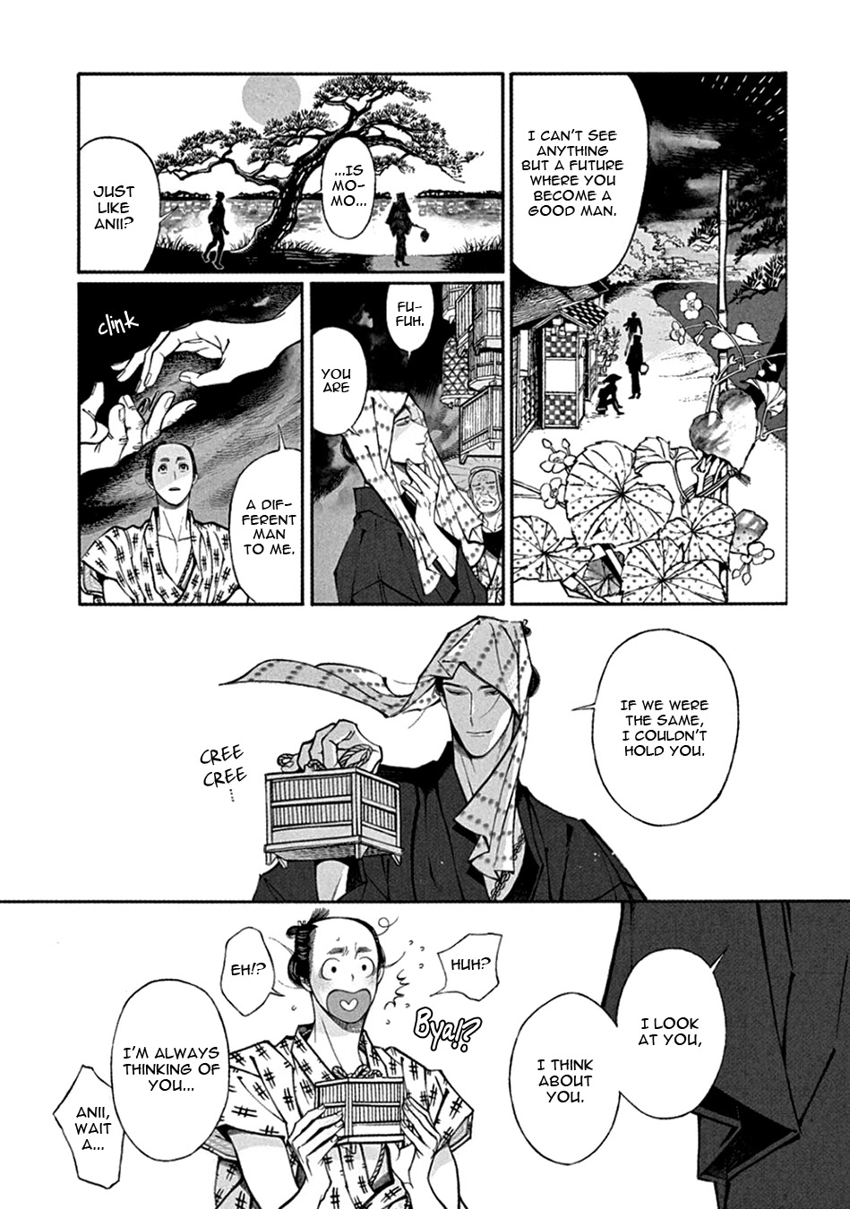 Momo to Manji Chapter 23 page 13 - Chapter 23: Always Rice on a Moonlit Night (Part One)