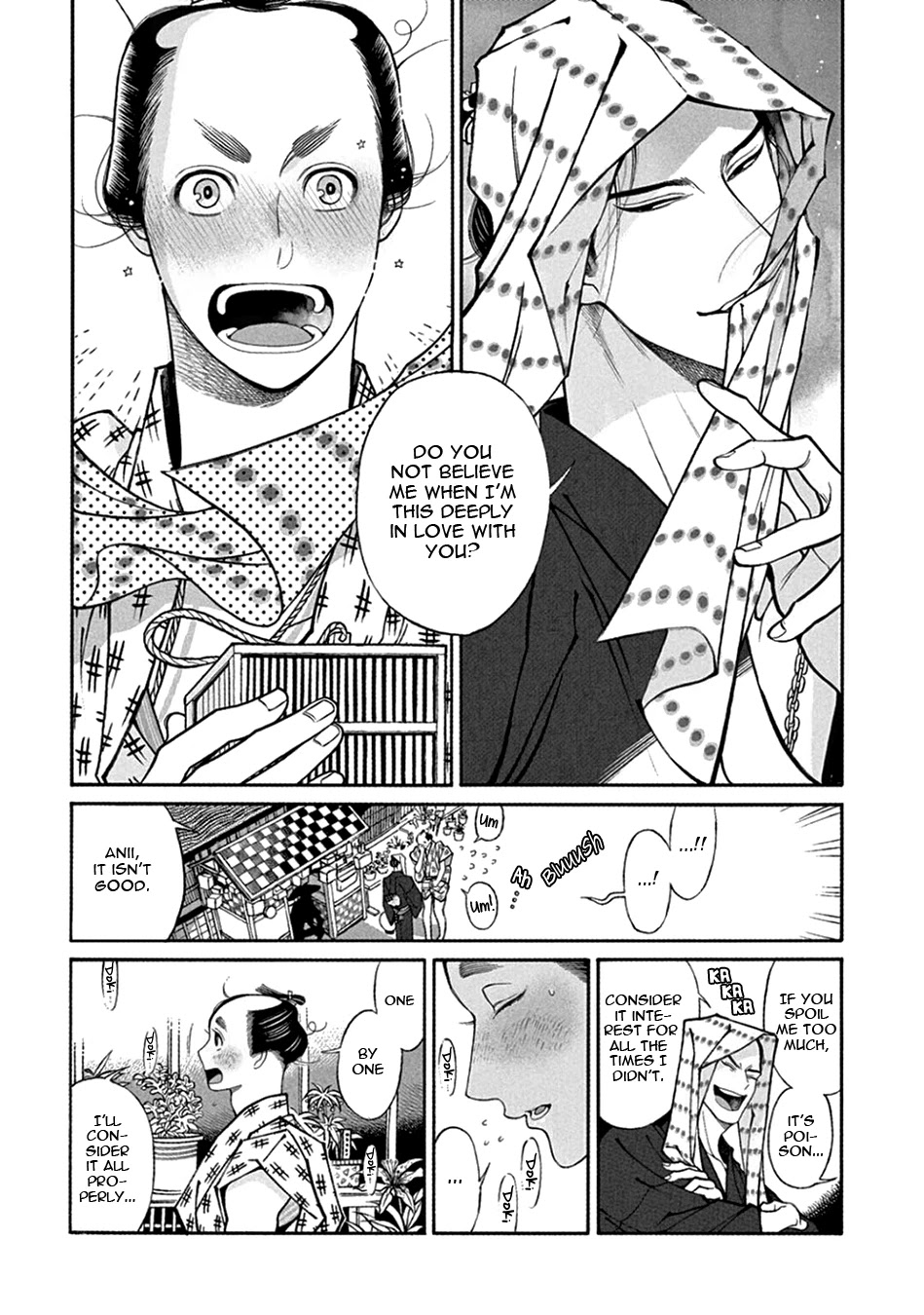 Momo to Manji Chapter 23 page 14 - Chapter 23: Always Rice on a Moonlit Night (Part One)