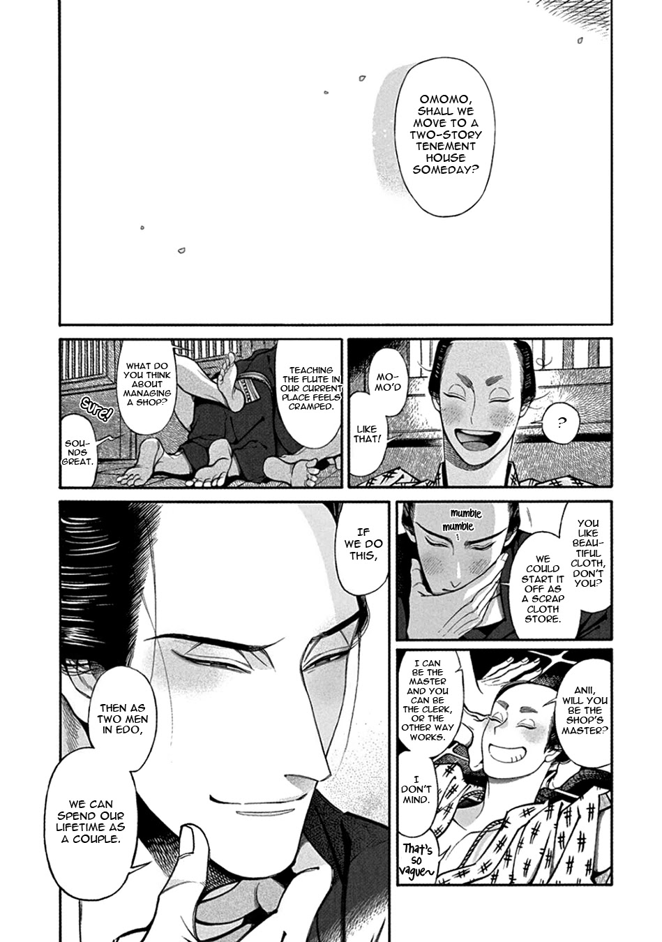 Momo to Manji Chapter 23 page 28 - Chapter 23: Always Rice on a Moonlit Night (Part One)