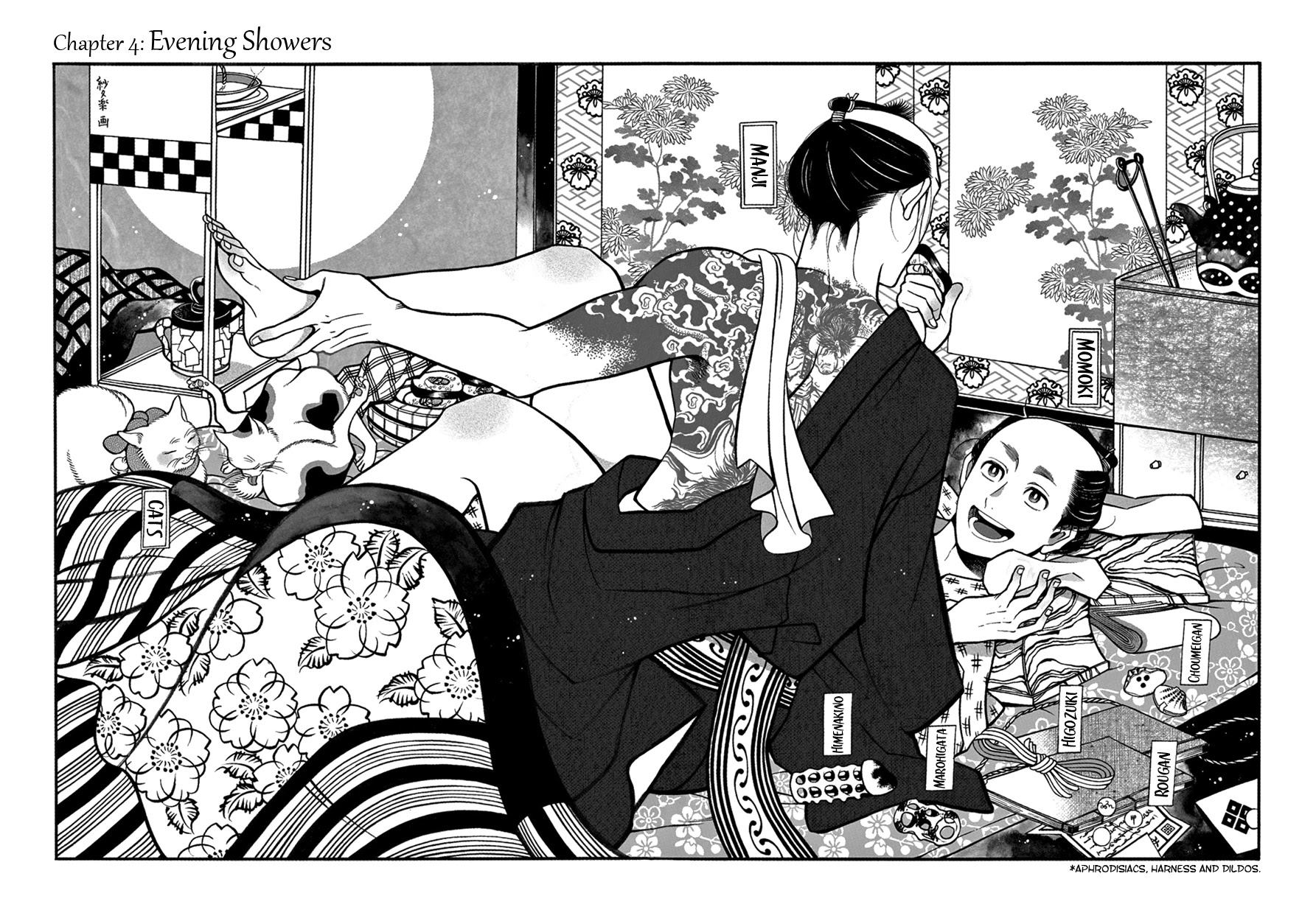Momo to Manji Chapter 4 page 2 - Chapter 4: Evening Showers