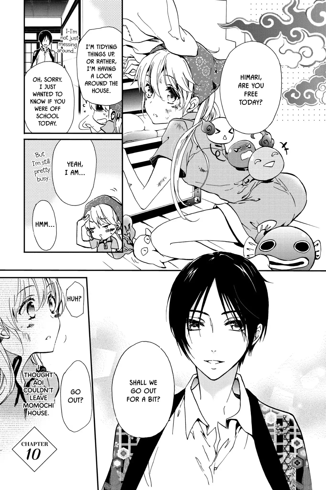 Momochi-san Chi no Ayakashi Ouji Chapter 10 page 1 - Chapter 10: Dream or Illusion?! A Banquet at Momochi House