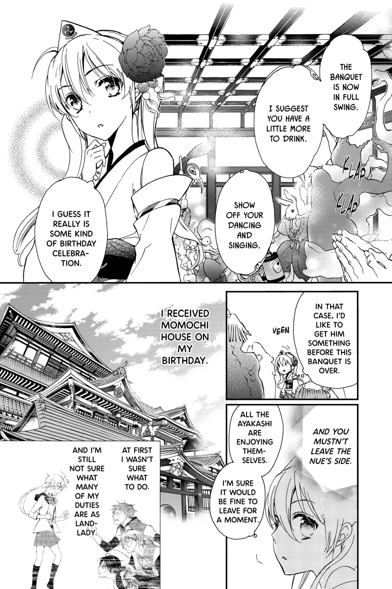 Momochi-san Chi no Ayakashi Ouji Chapter 10 page 20 - Chapter 10: Dream or Illusion?! A Banquet at Momochi House