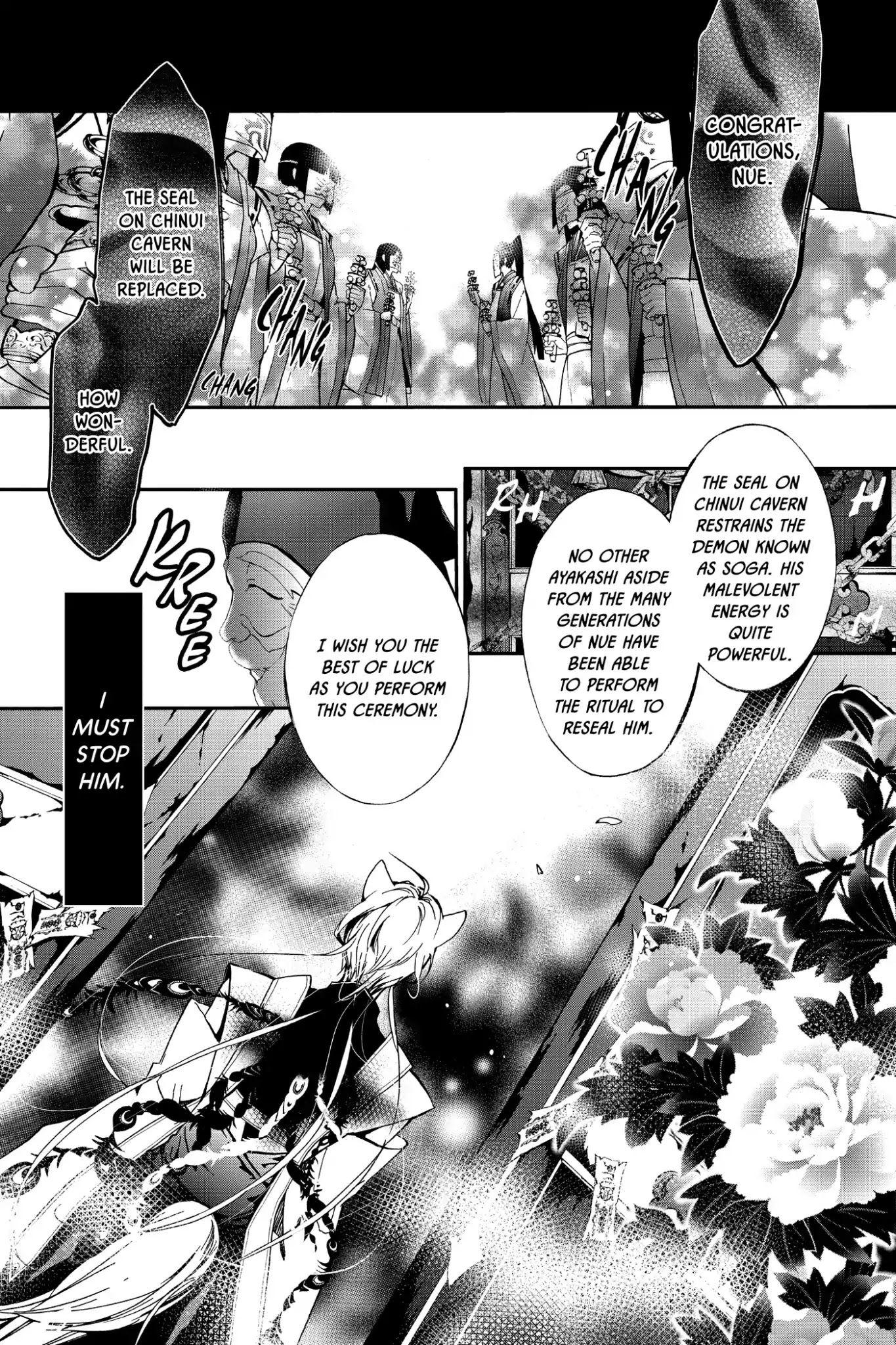 Momochi-san Chi no Ayakashi Ouji Chapter 11 page 3 - Chapter 11: The Nue of Chinui Cavern