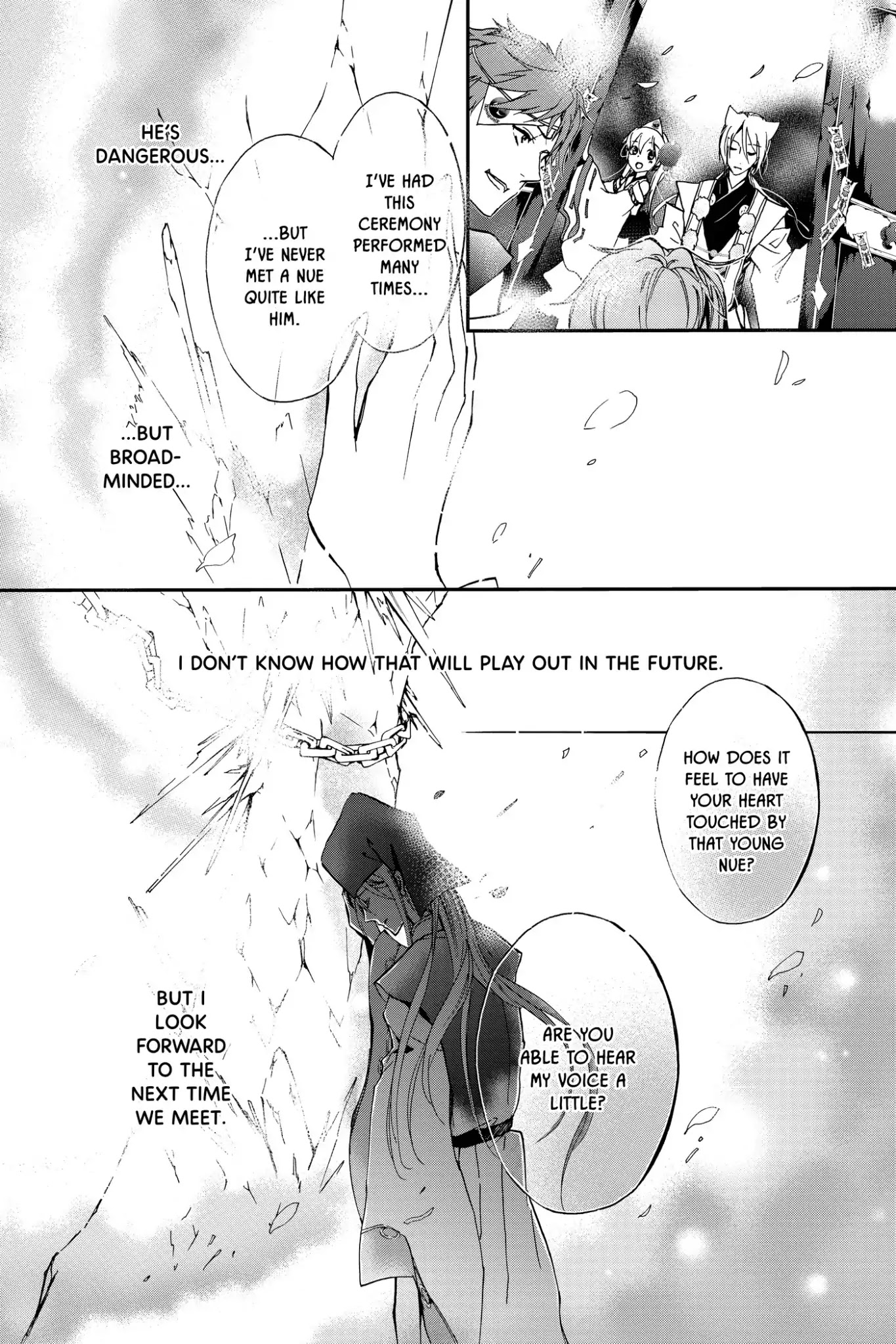 Momochi-san Chi no Ayakashi Ouji Chapter 11 page 34 - Chapter 11: The Nue of Chinui Cavern