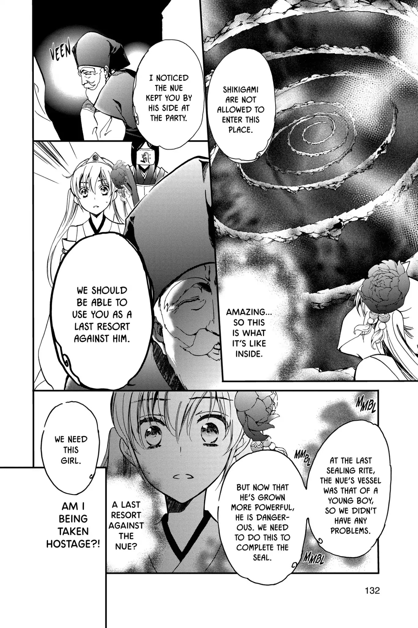Momochi-san Chi no Ayakashi Ouji Chapter 11 page 8 - Chapter 11: The Nue of Chinui Cavern