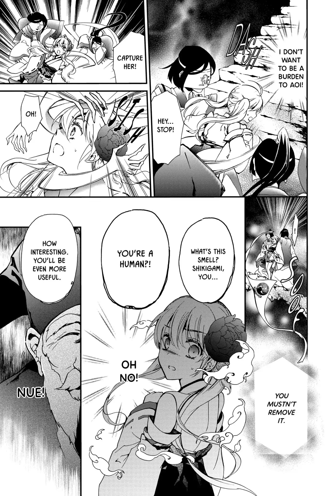 Momochi-san Chi no Ayakashi Ouji Chapter 11 page 9 - Chapter 11: The Nue of Chinui Cavern