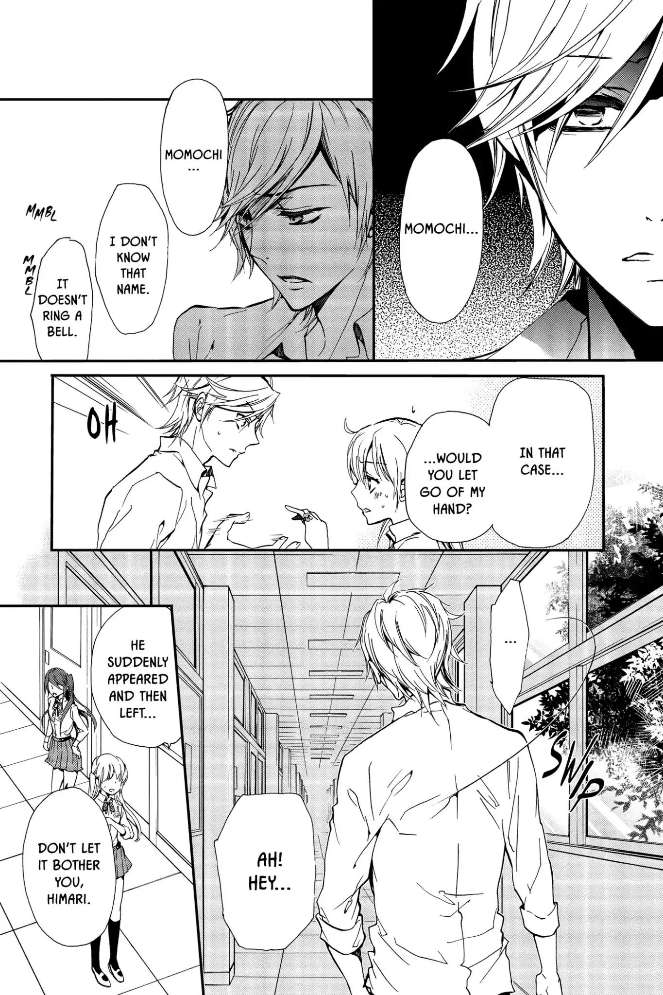 Momochi-san Chi no Ayakashi Ouji Chapter 12 page 10 - Chapter 12: Four-Leaf Clover and a Pinkie Promise