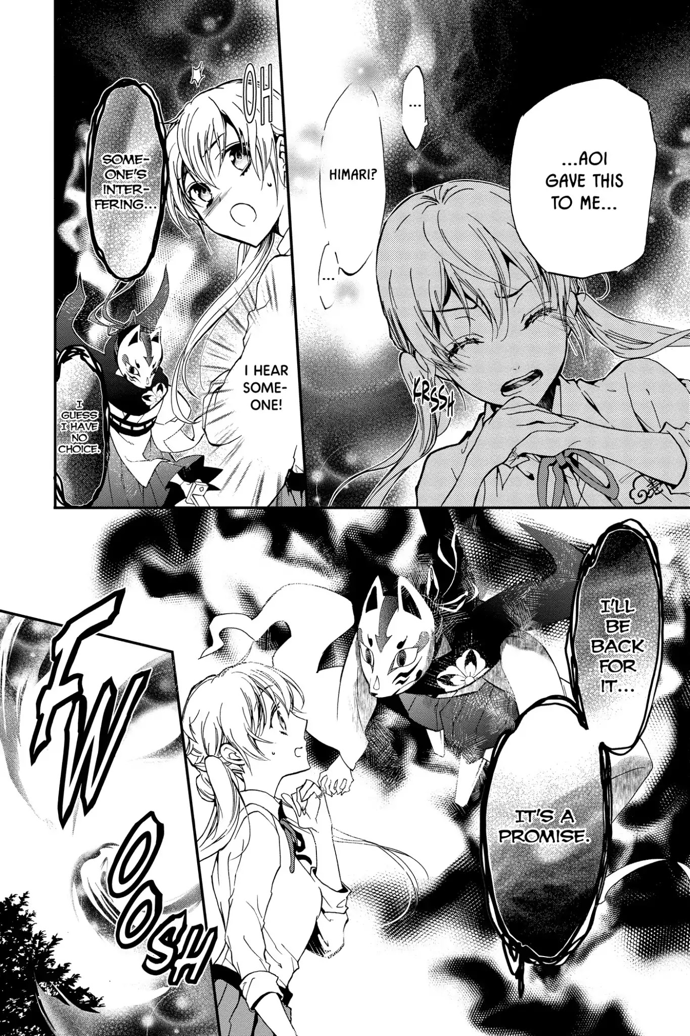 Momochi-san Chi no Ayakashi Ouji Chapter 12 page 17 - Chapter 12: Four-Leaf Clover and a Pinkie Promise