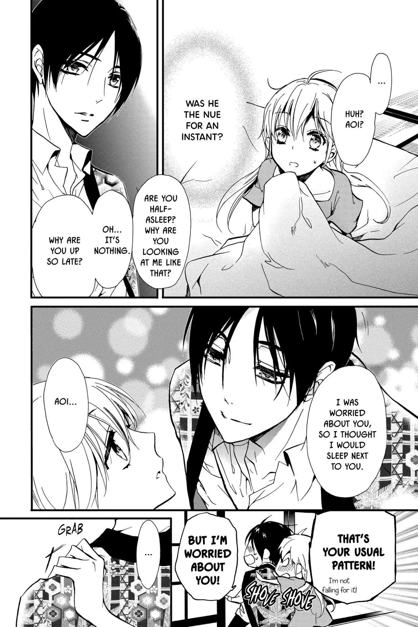 Momochi-san Chi no Ayakashi Ouji Chapter 12 page 31 - Chapter 12: Four-Leaf Clover and a Pinkie Promise
