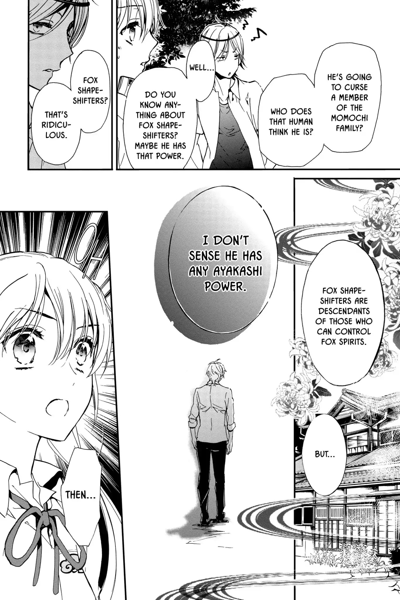 Momochi-san Chi no Ayakashi Ouji Chapter 12 page 37 - Chapter 12: Four-Leaf Clover and a Pinkie Promise