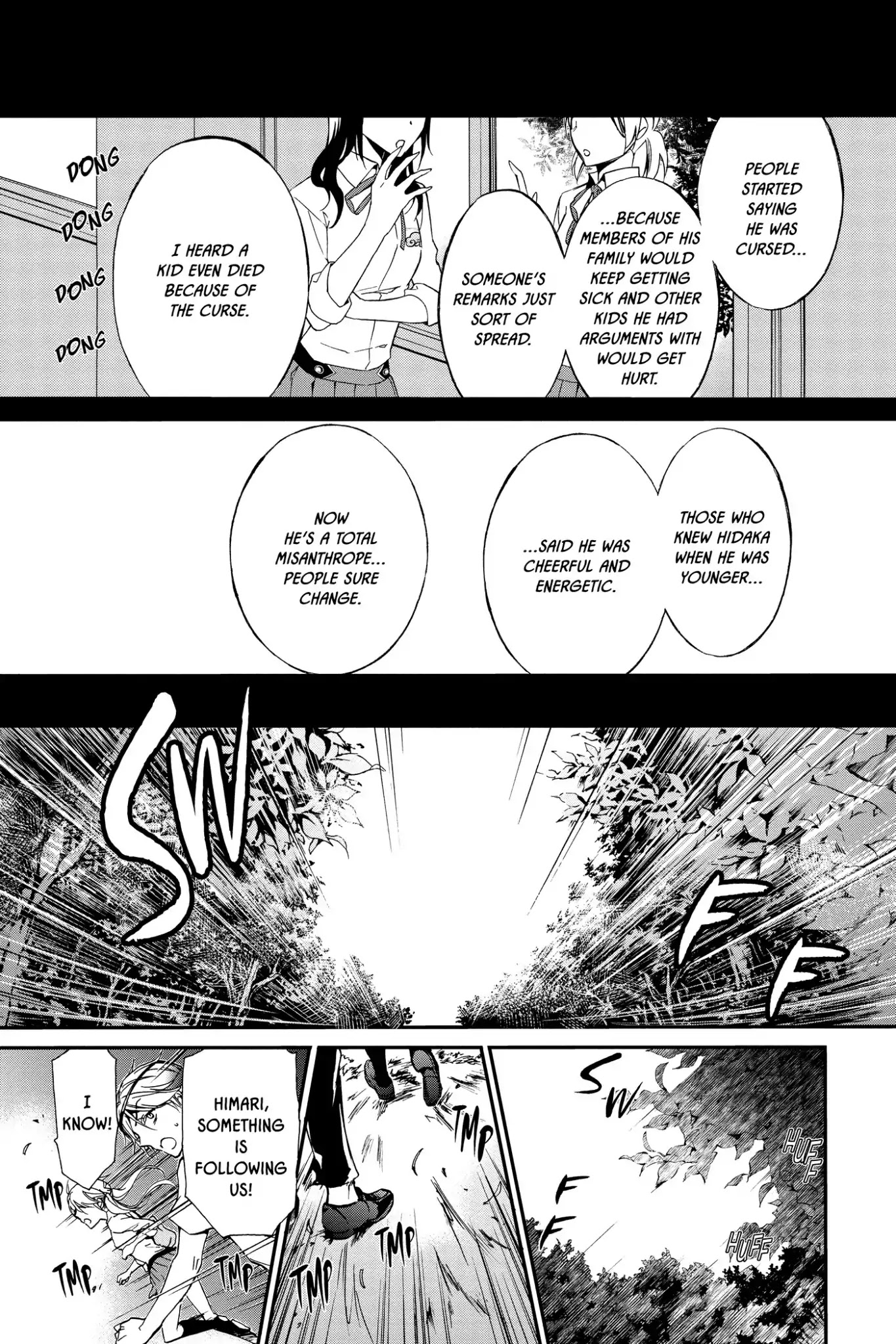 Momochi-san Chi no Ayakashi Ouji Chapter 12 page 38 - Chapter 12: Four-Leaf Clover and a Pinkie Promise