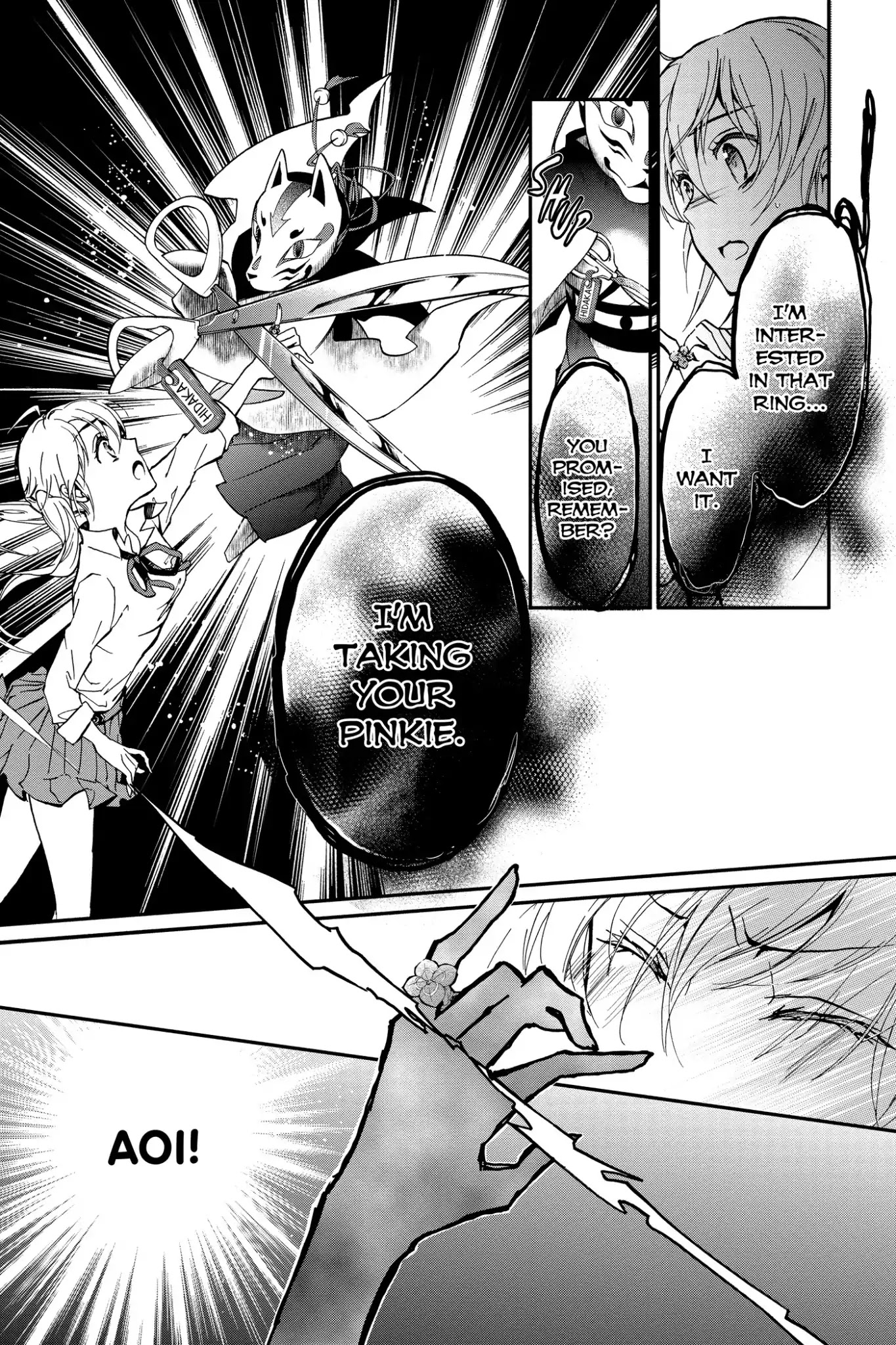 Momochi-san Chi no Ayakashi Ouji Chapter 12 page 40 - Chapter 12: Four-Leaf Clover and a Pinkie Promise