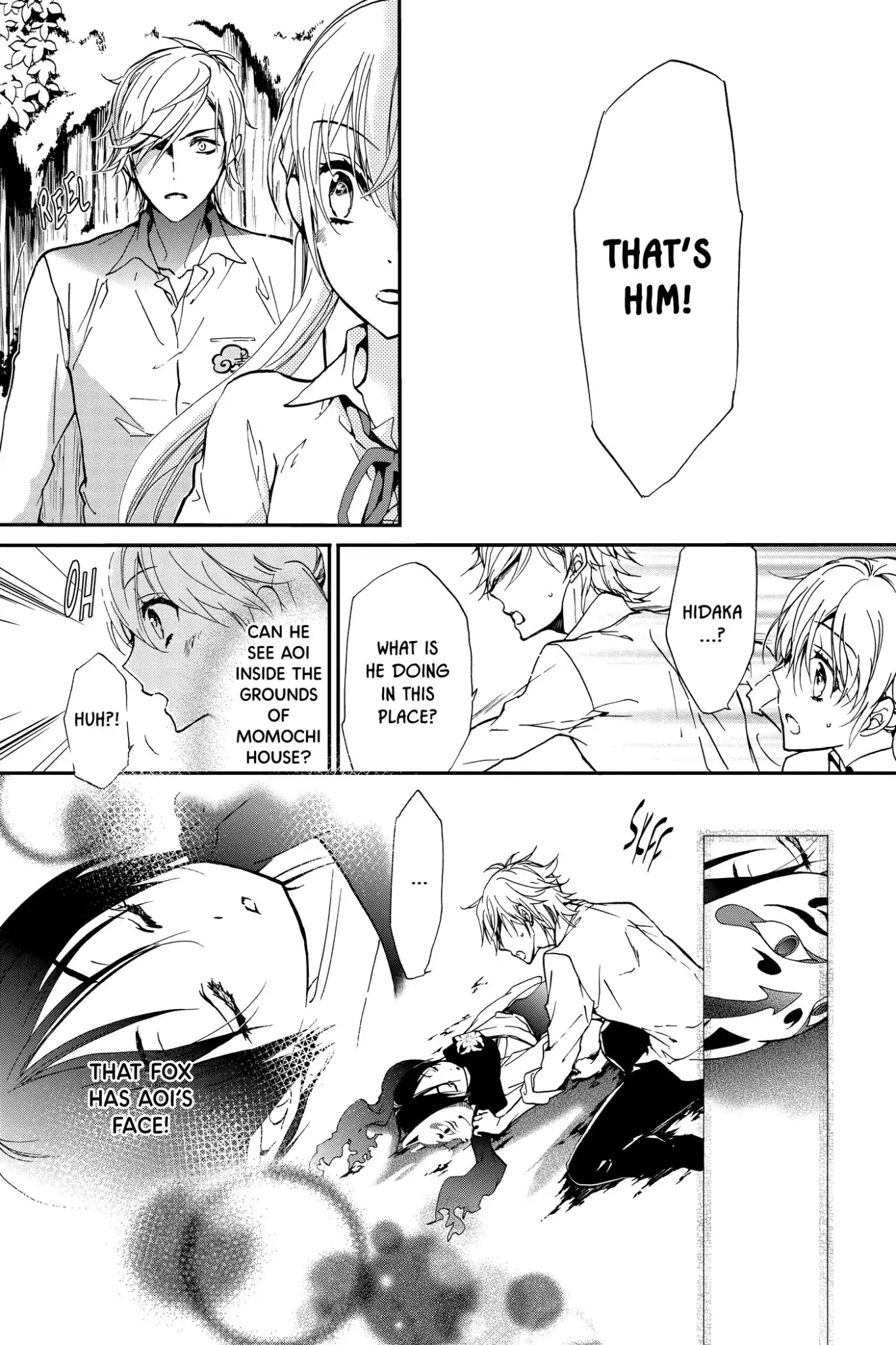 Momochi-san Chi no Ayakashi Ouji Chapter 14 page 13 - Chapter 14: Sunset Fox: Part 2