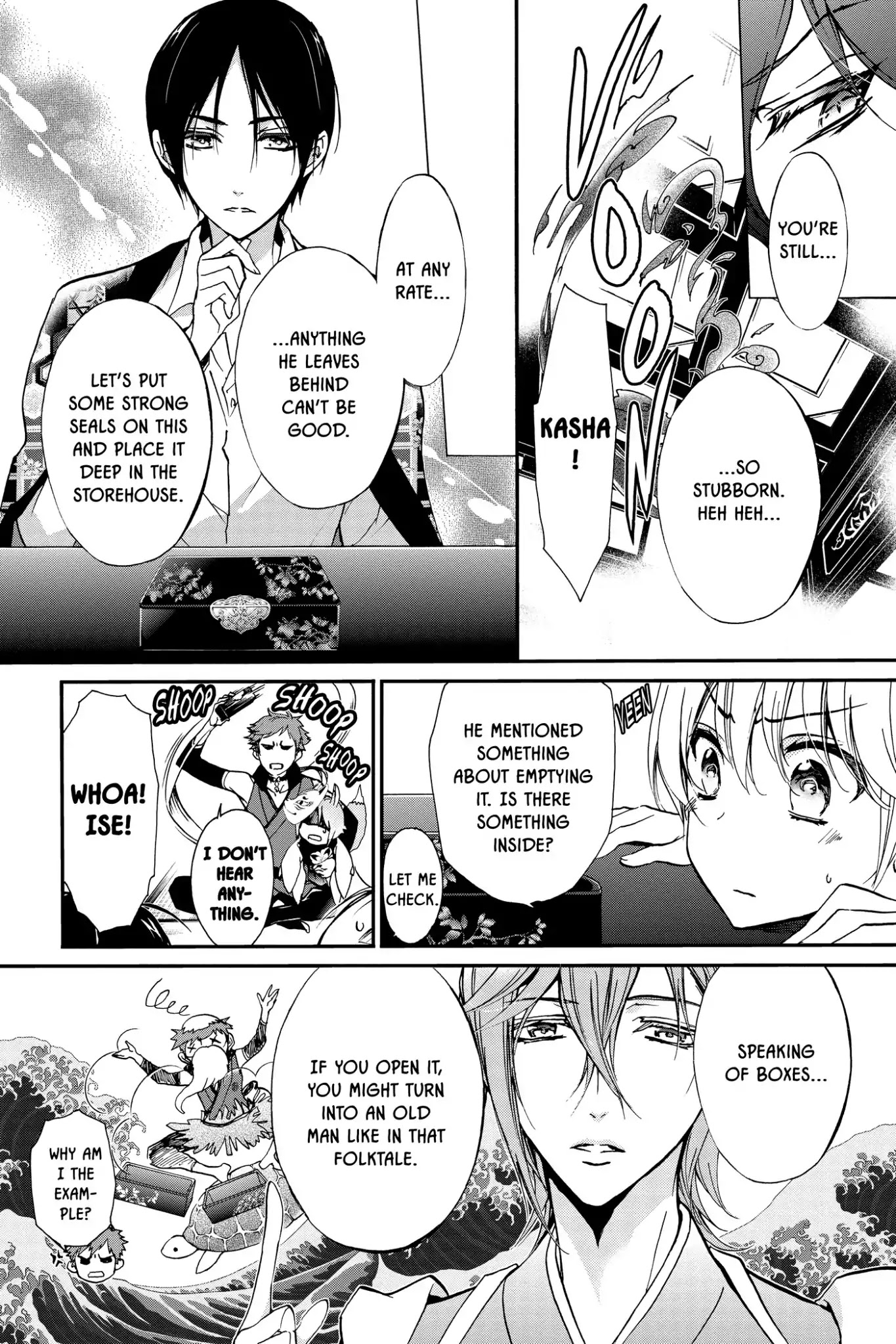 Momochi-san Chi no Ayakashi Ouji Chapter 15 page 8 - Chapter 15: A Treasure Trove of Surprises?!