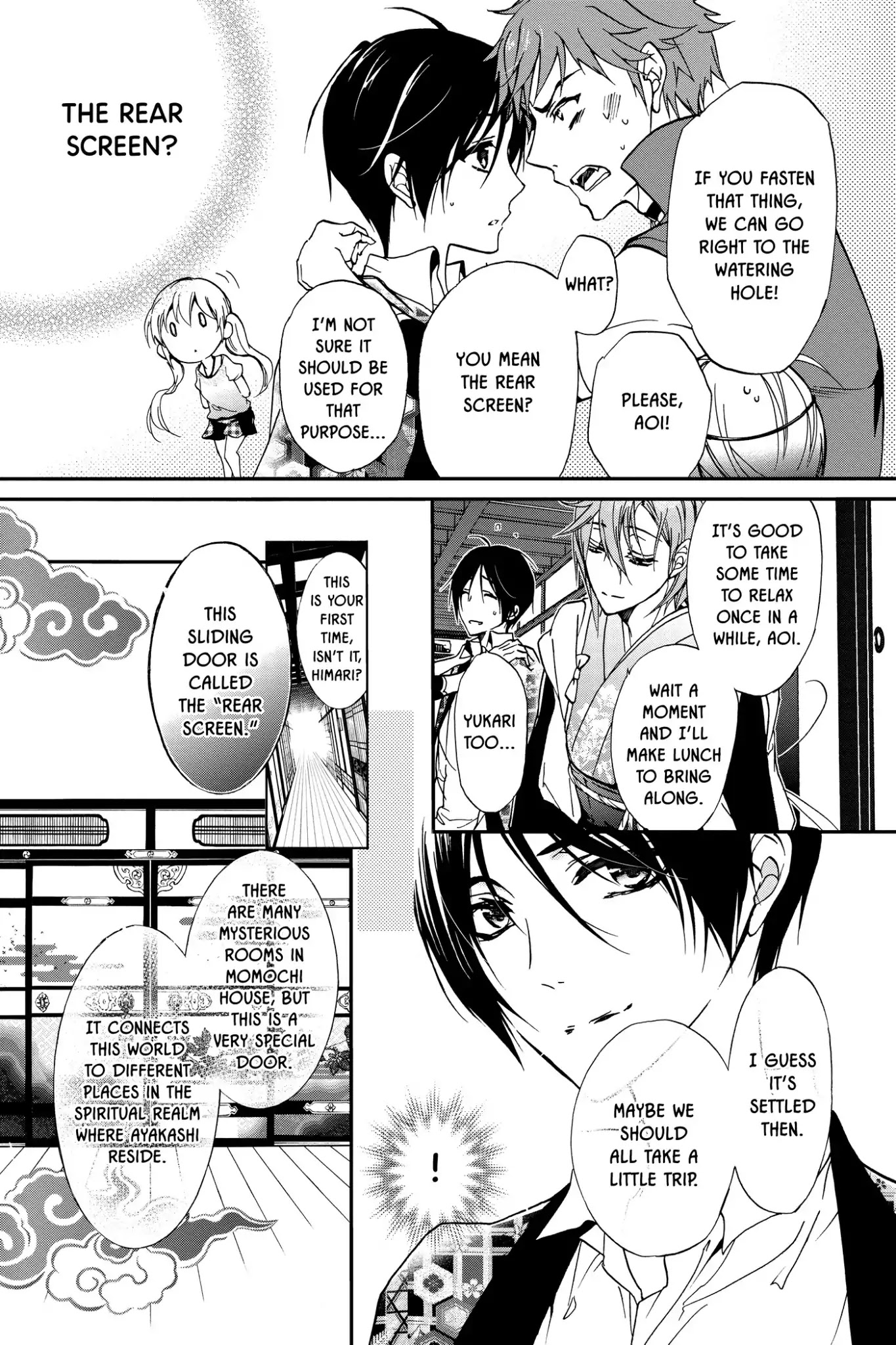 Momochi-san Chi no Ayakashi Ouji Chapter 16 page 11 - Chapter 16: Ephemeral Waters of Past and Present: Part 1