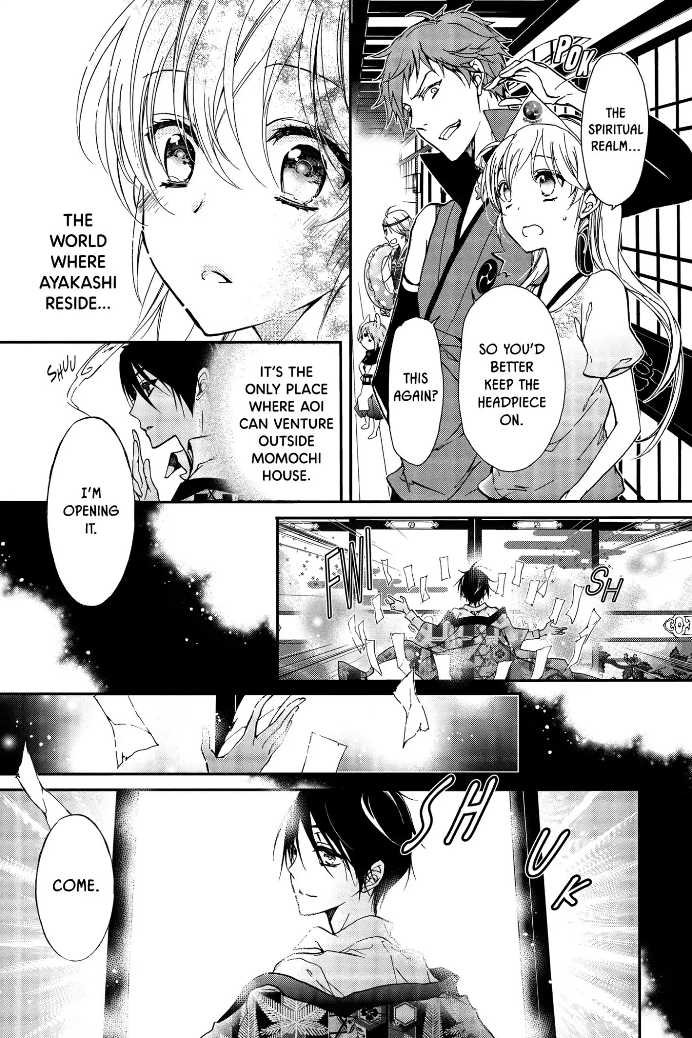 Momochi-san Chi no Ayakashi Ouji Chapter 16 page 12 - Chapter 16: Ephemeral Waters of Past and Present: Part 1