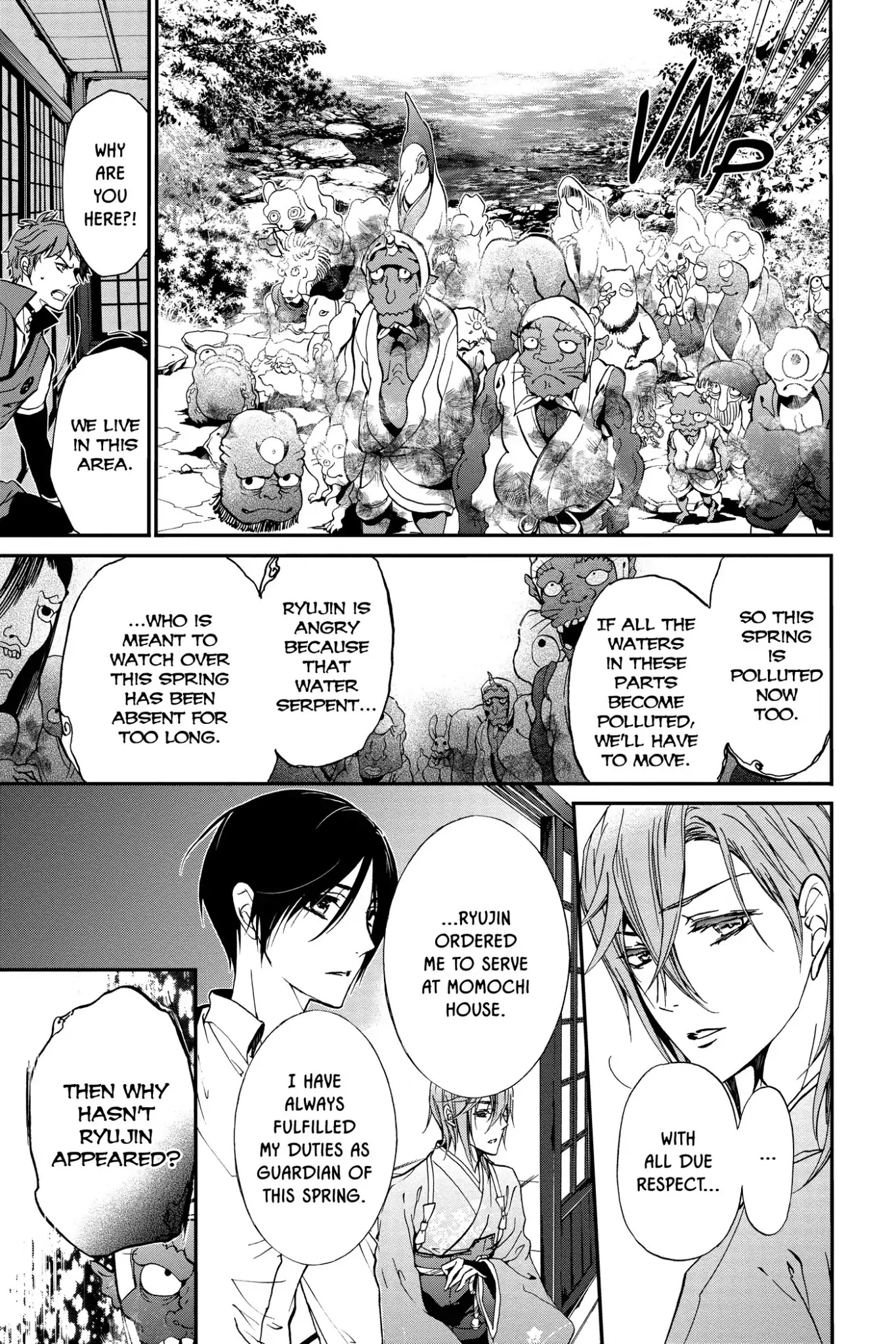 Momochi-san Chi no Ayakashi Ouji Chapter 16 page 24 - Chapter 16: Ephemeral Waters of Past and Present: Part 1
