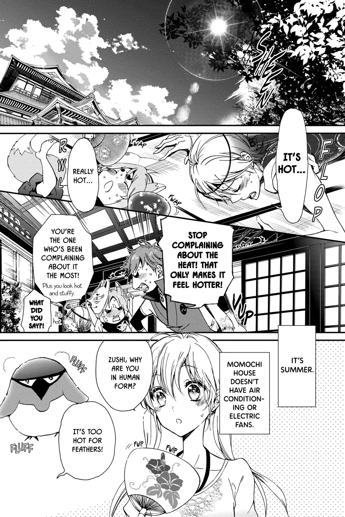 Momochi-san Chi no Ayakashi Ouji Chapter 16 page 8 - Chapter 16: Ephemeral Waters of Past and Present: Part 1