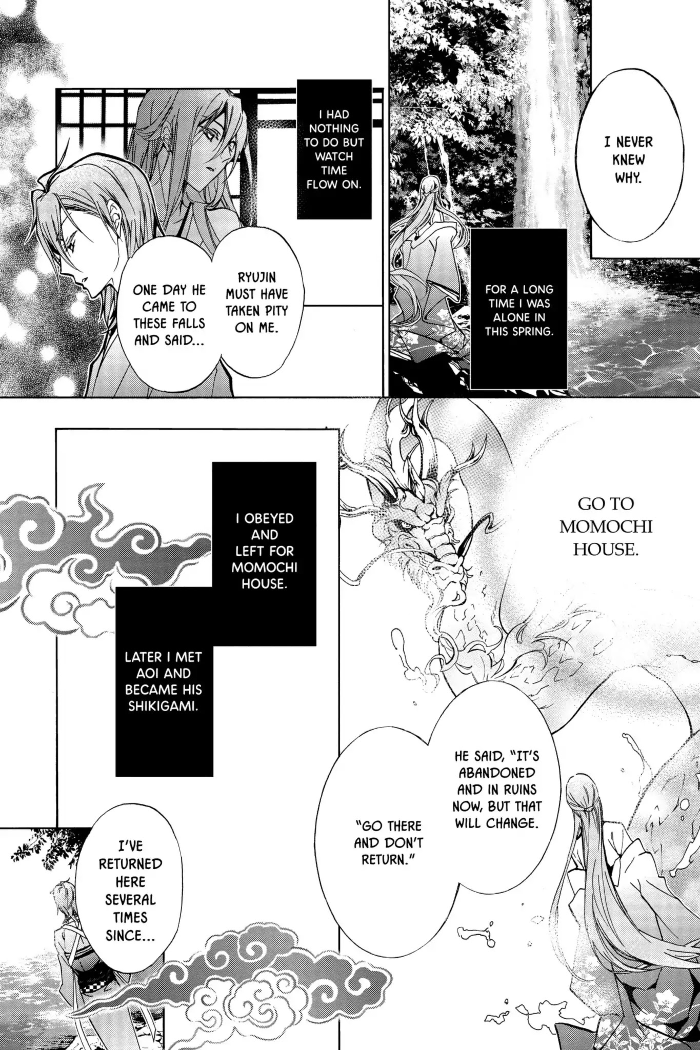 Momochi-san Chi no Ayakashi Ouji Chapter 17 page 21 - Chapter 17: Ephemeral Waters of Past and Present: Part 2