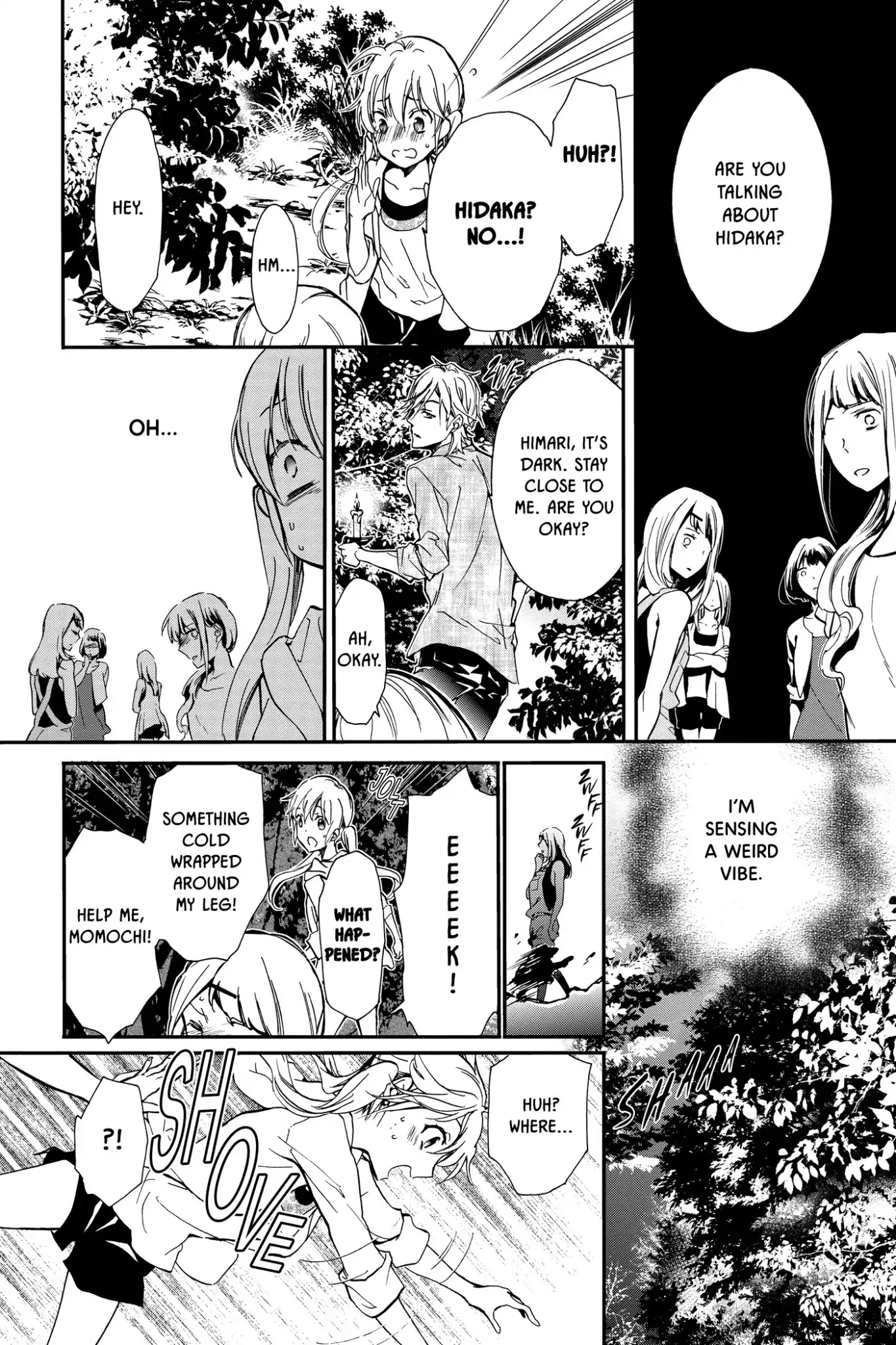 Momochi-san Chi no Ayakashi Ouji Chapter 18 page 18 - Chapter 18: Enjoying the Cool Evening Breeze?! A Scare Dare