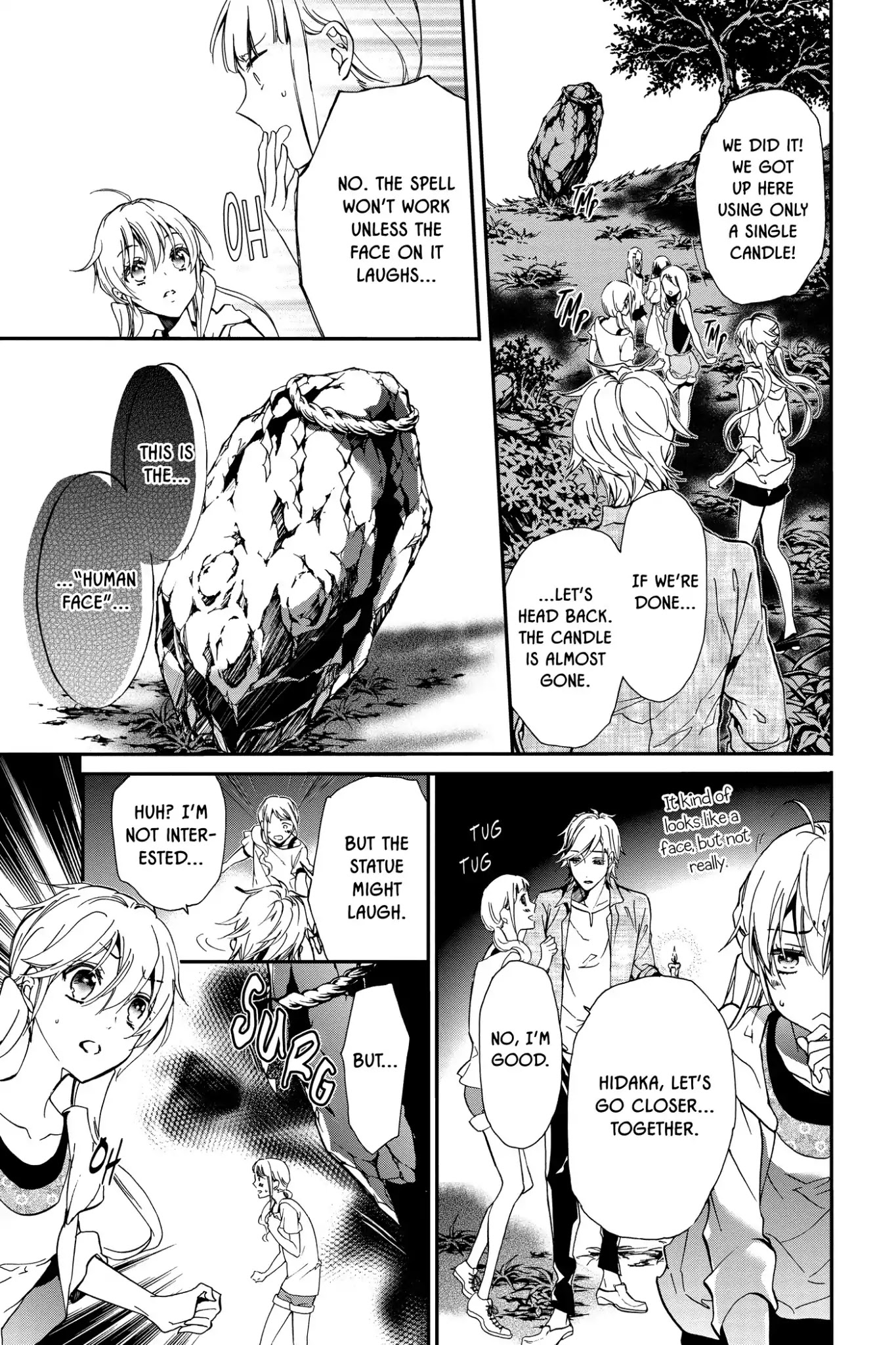 Momochi-san Chi no Ayakashi Ouji Chapter 18 page 21 - Chapter 18: Enjoying the Cool Evening Breeze?! A Scare Dare