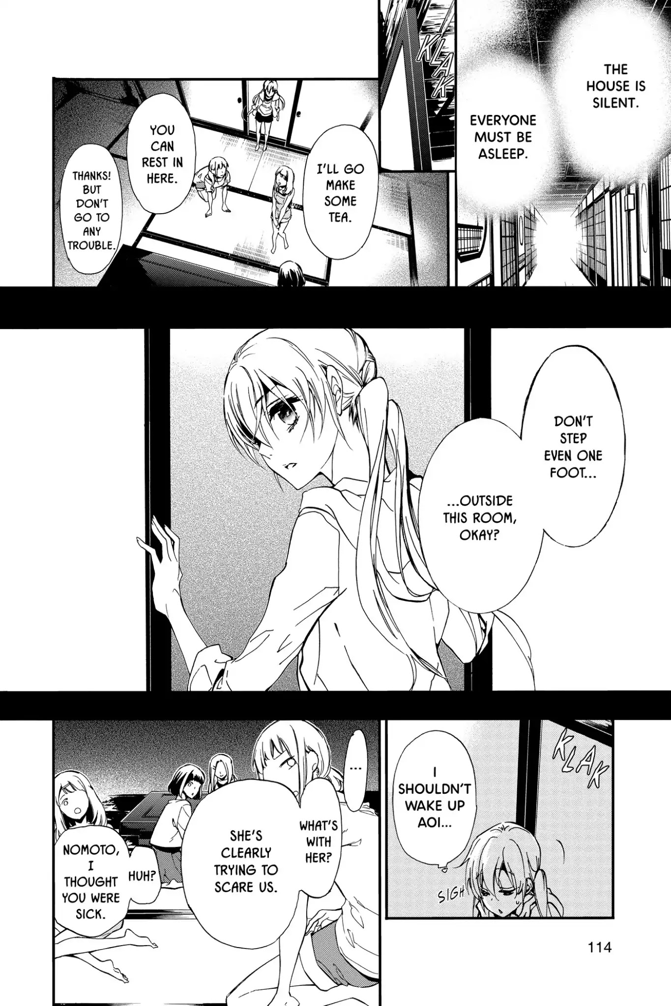Momochi-san Chi no Ayakashi Ouji Chapter 18 page 28 - Chapter 18: Enjoying the Cool Evening Breeze?! A Scare Dare