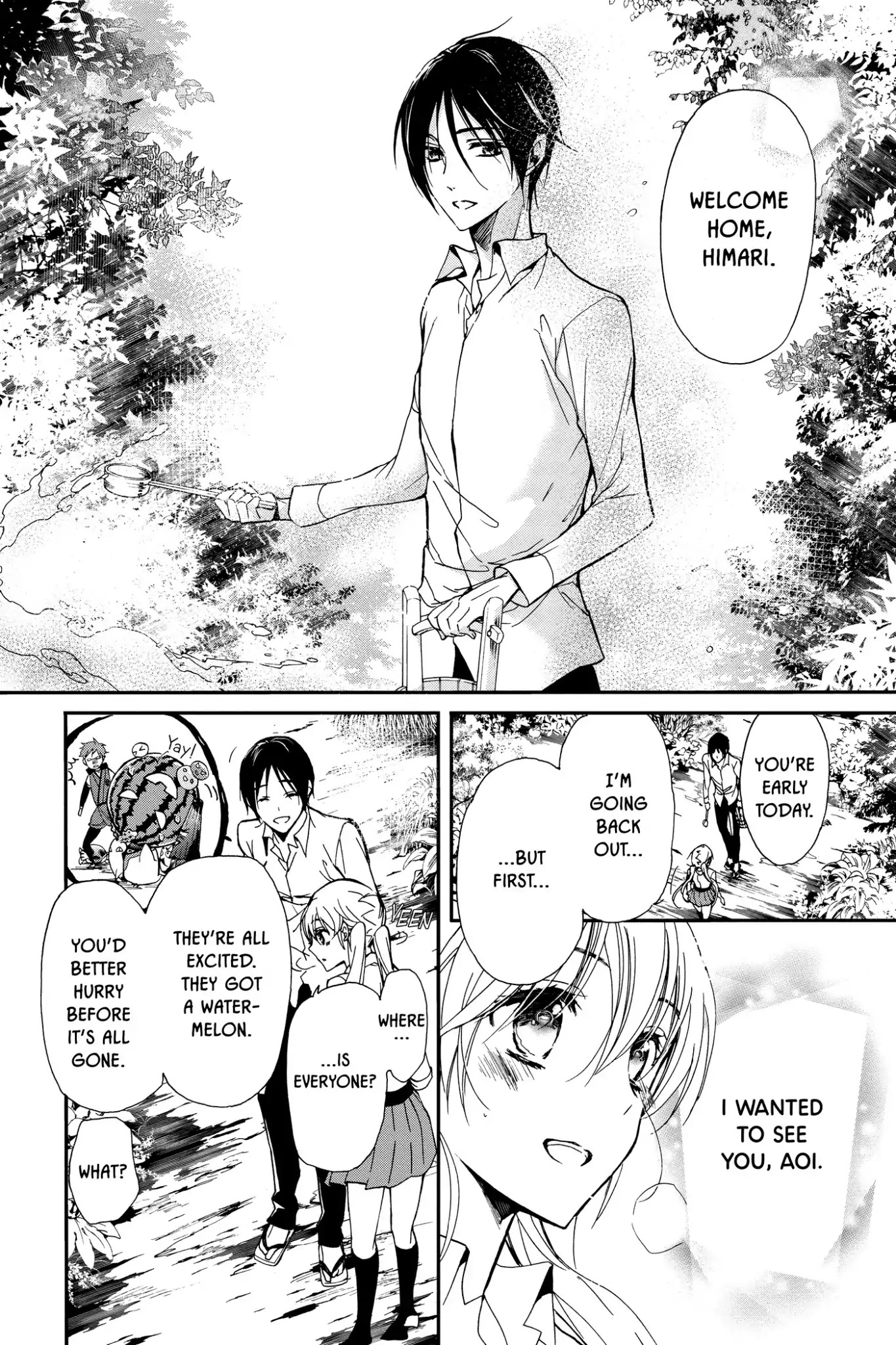 Momochi-san Chi no Ayakashi Ouji Chapter 19 page 27 - Chapter 19: Jealousy and Love