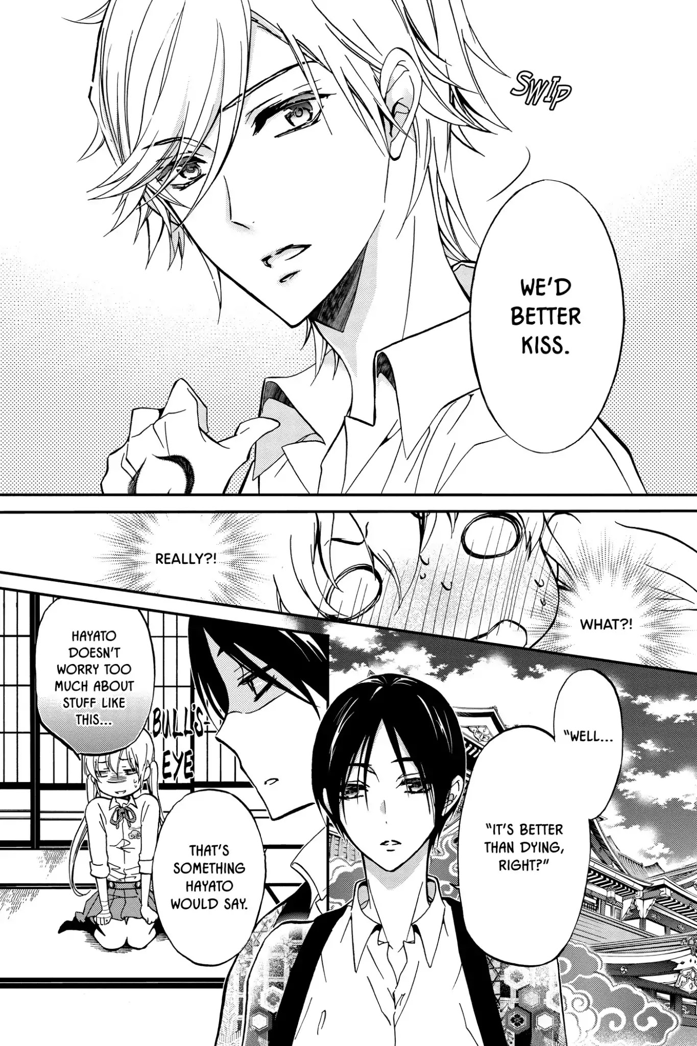 Momochi-san Chi no Ayakashi Ouji Chapter 19 page 3 - Chapter 19: Jealousy and Love
