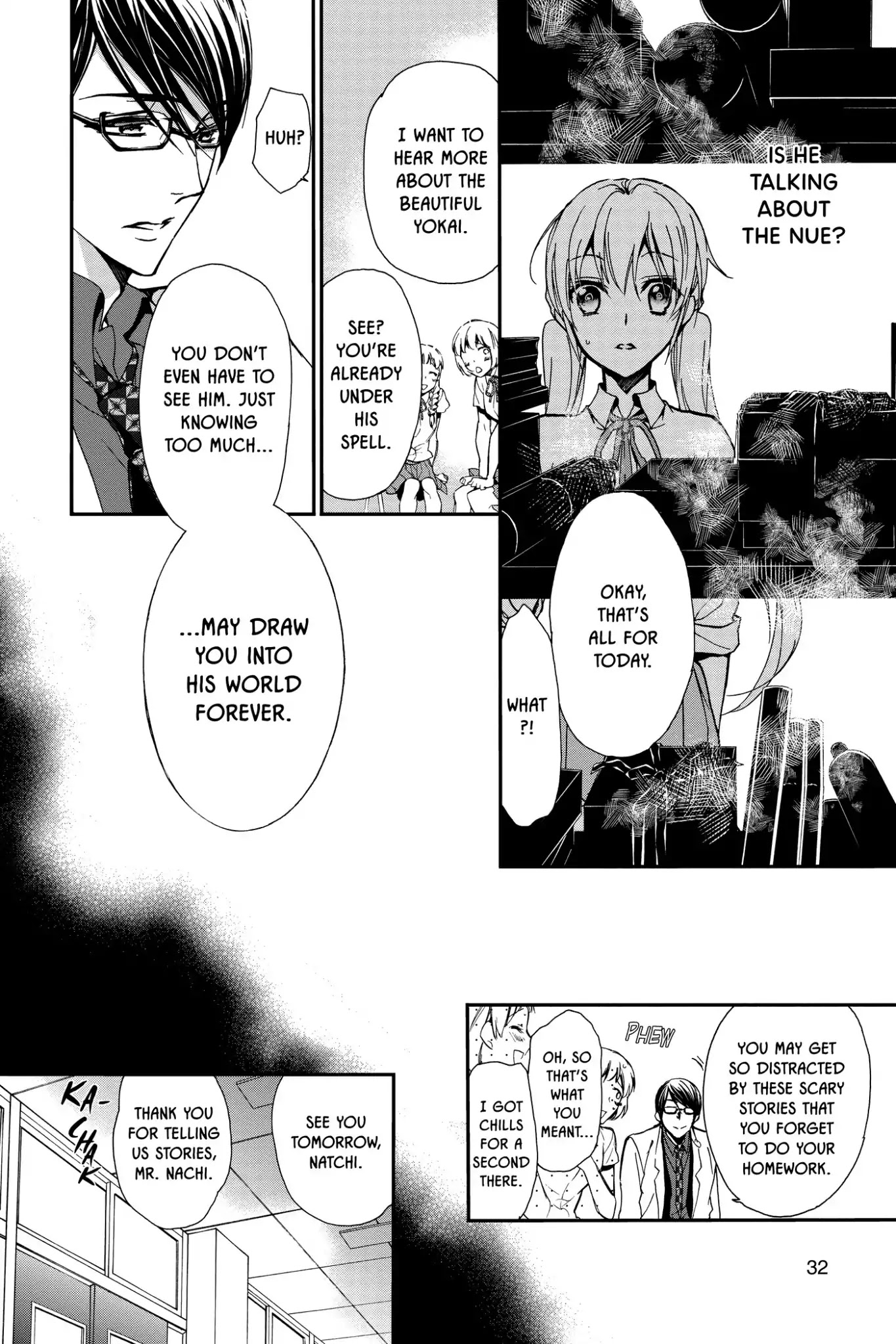 Momochi-san Chi no Ayakashi Ouji Chapter 20 page 32 - Chapter 20: A Young Girl's Heart Is Lost, Then Found
