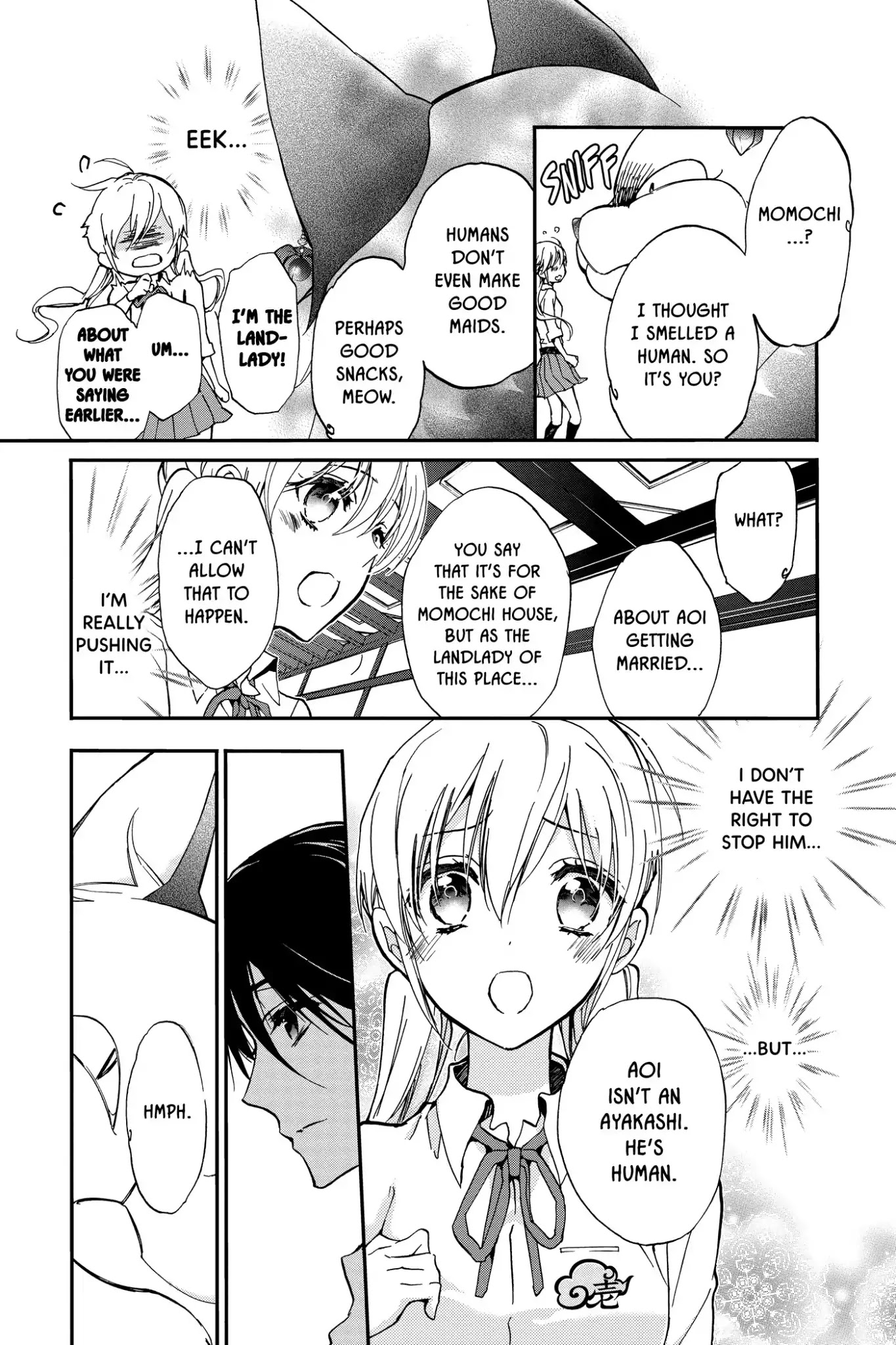 Momochi-san Chi no Ayakashi Ouji Chapter 22 page 14 - Chapter 22: Domestic Training Is Impossible