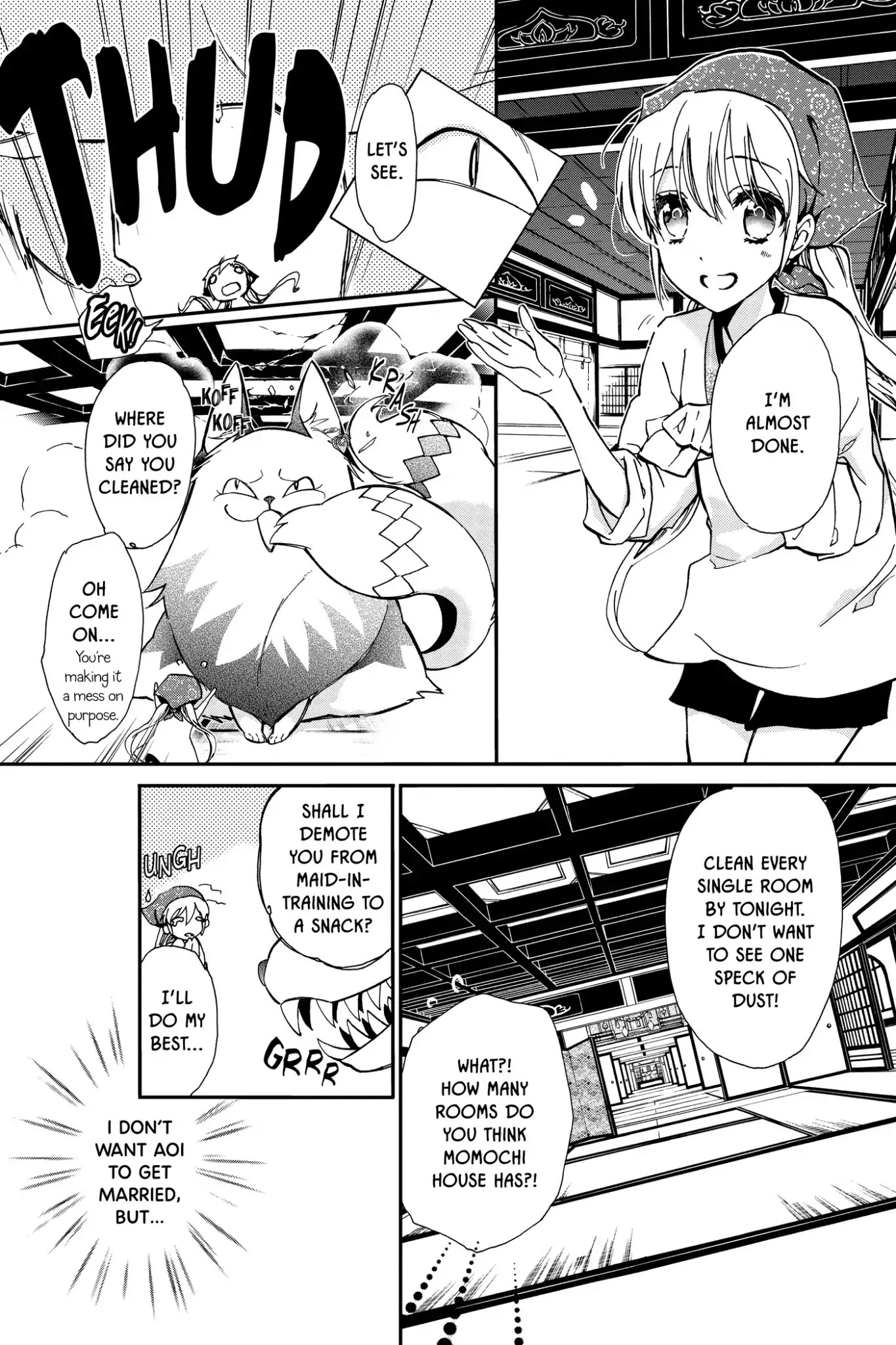 Momochi-san Chi no Ayakashi Ouji Chapter 22 page 22 - Chapter 22: Domestic Training Is Impossible