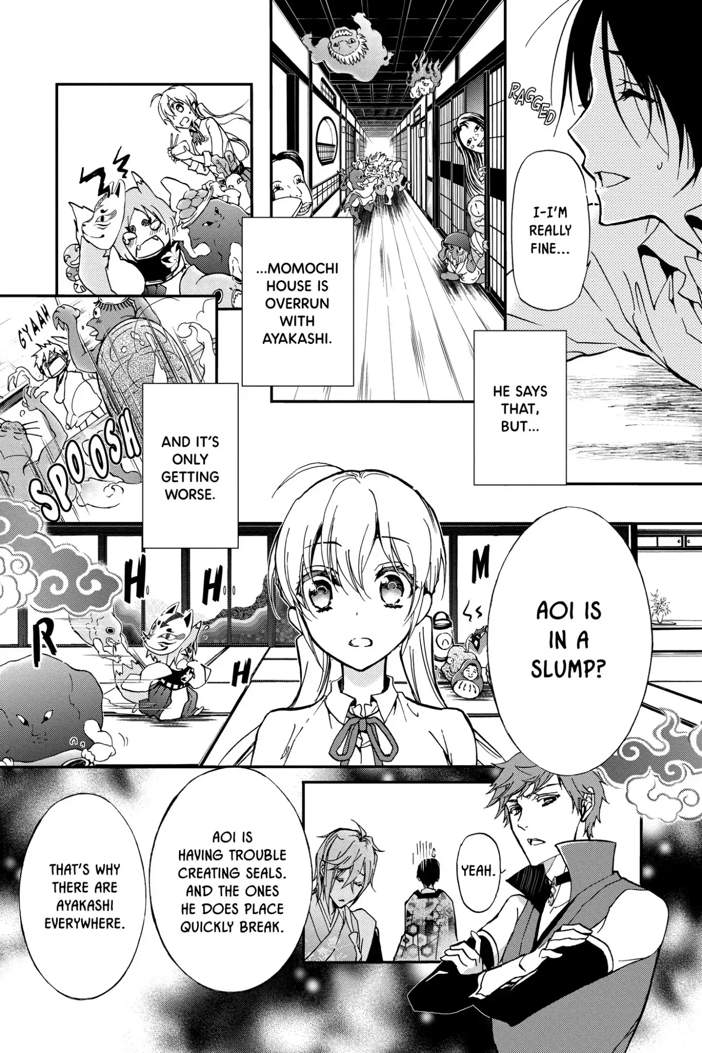 Momochi-san Chi no Ayakashi Ouji Chapter 22 page 5 - Chapter 22: Domestic Training Is Impossible