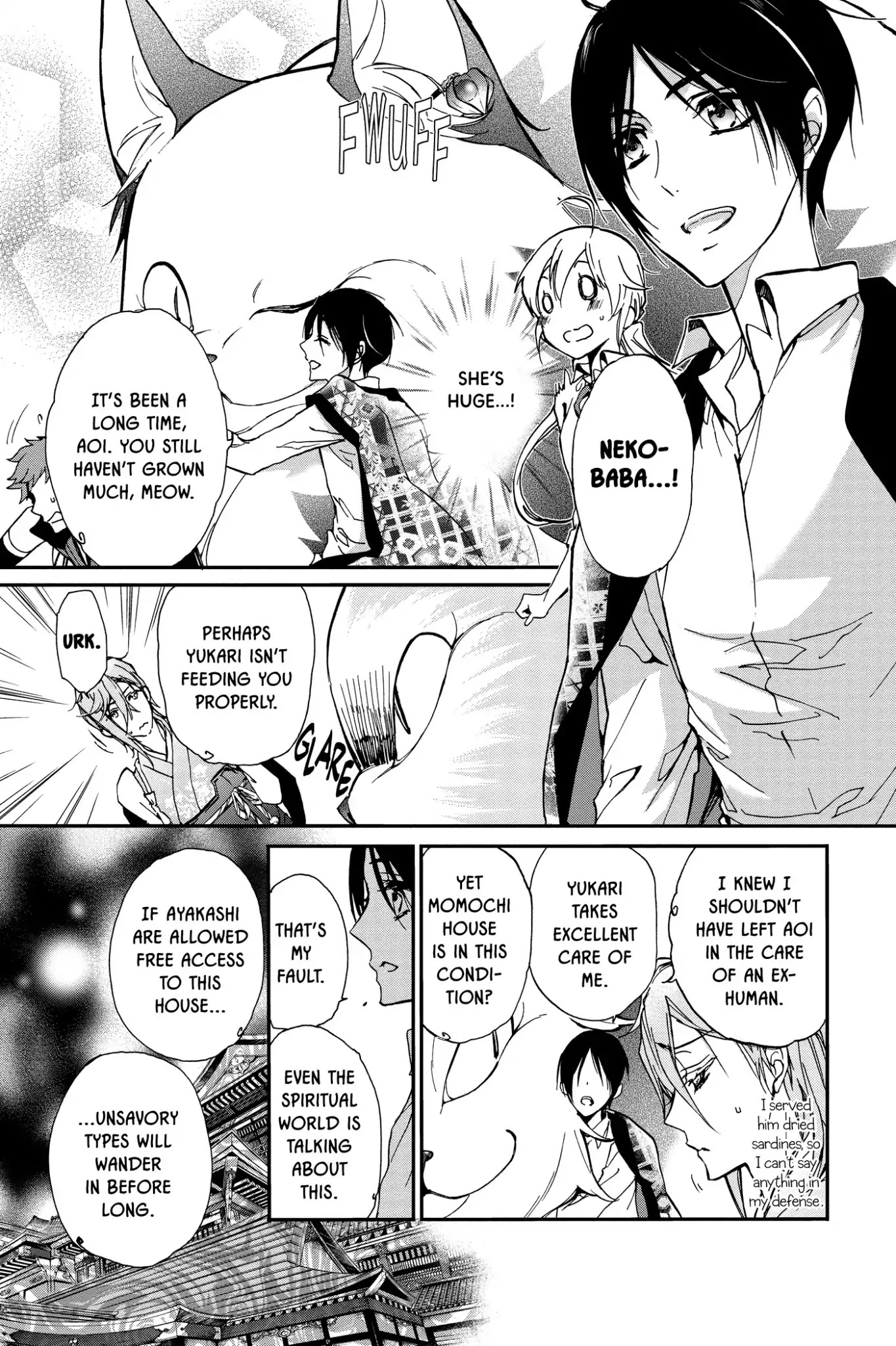 Momochi-san Chi no Ayakashi Ouji Chapter 22 page 9 - Chapter 22: Domestic Training Is Impossible