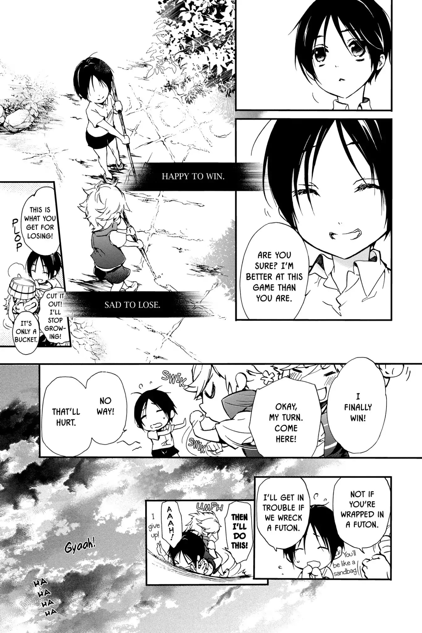 Momochi-san Chi no Ayakashi Ouji Chapter 23.5 page 3 - Vol.6 Bonus Story: Child's Play