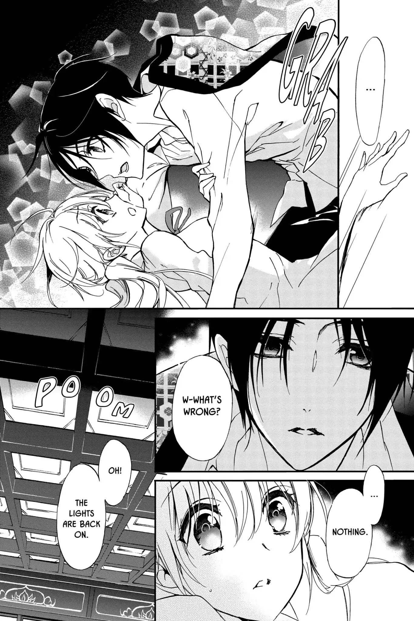 Momochi-san Chi no Ayakashi Ouji Chapter 23 page 15 - Chapter 23: Some Like It Hot in the Dark?