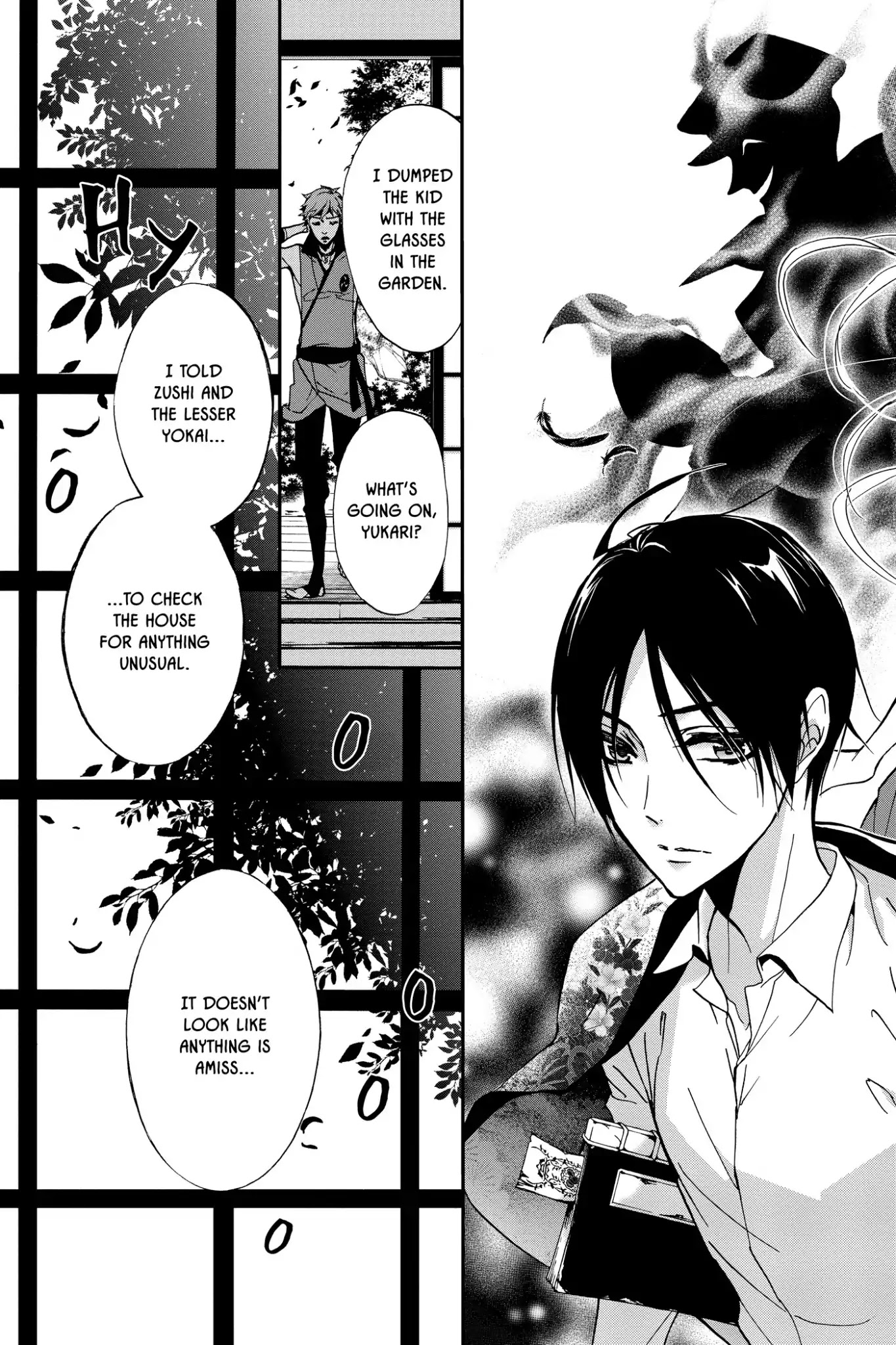 Momochi-san Chi no Ayakashi Ouji Chapter 25 page 3 - Chapter 25: The Bird in the Cage