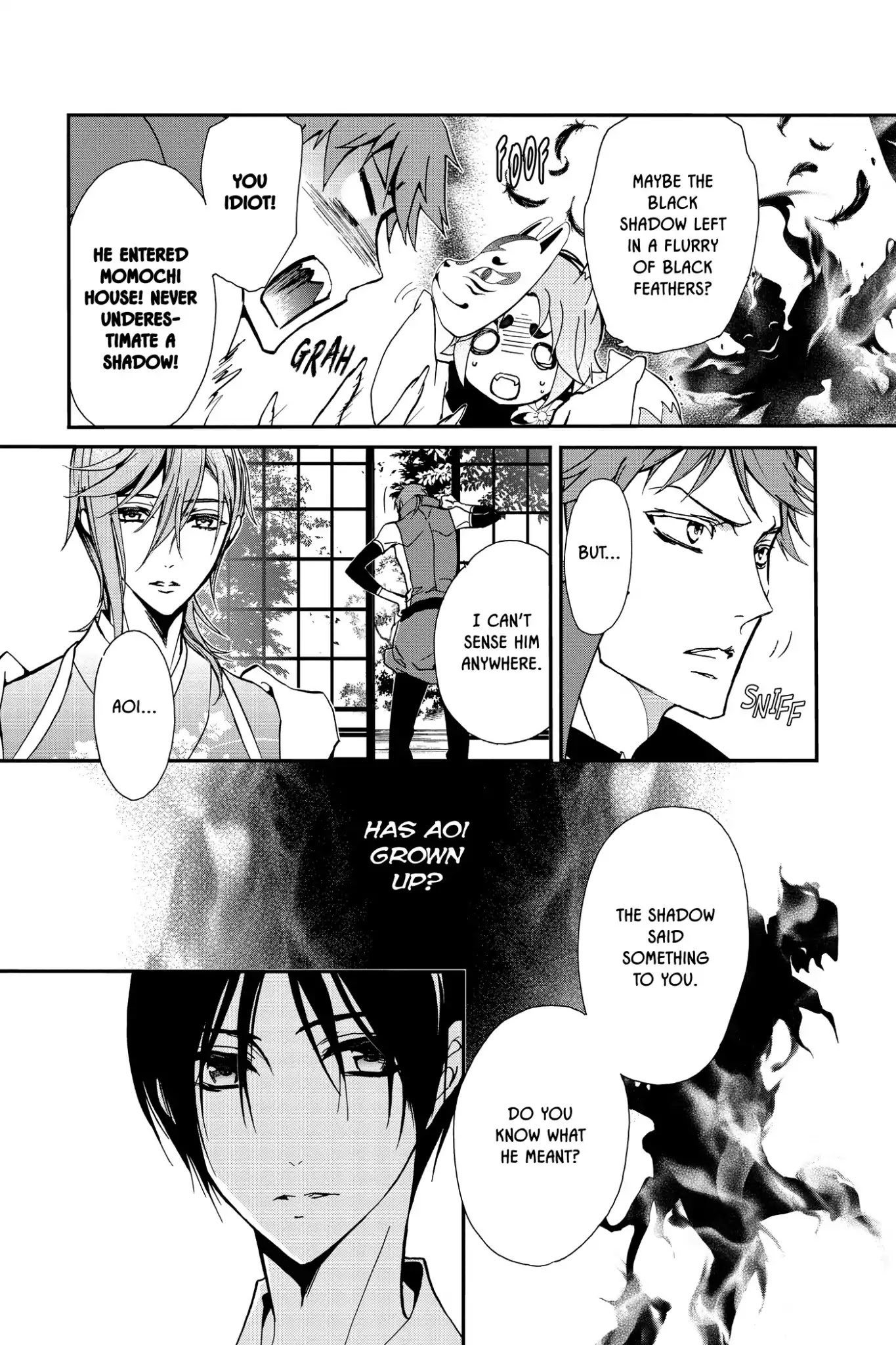 Momochi-san Chi no Ayakashi Ouji Chapter 25 page 4 - Chapter 25: The Bird in the Cage