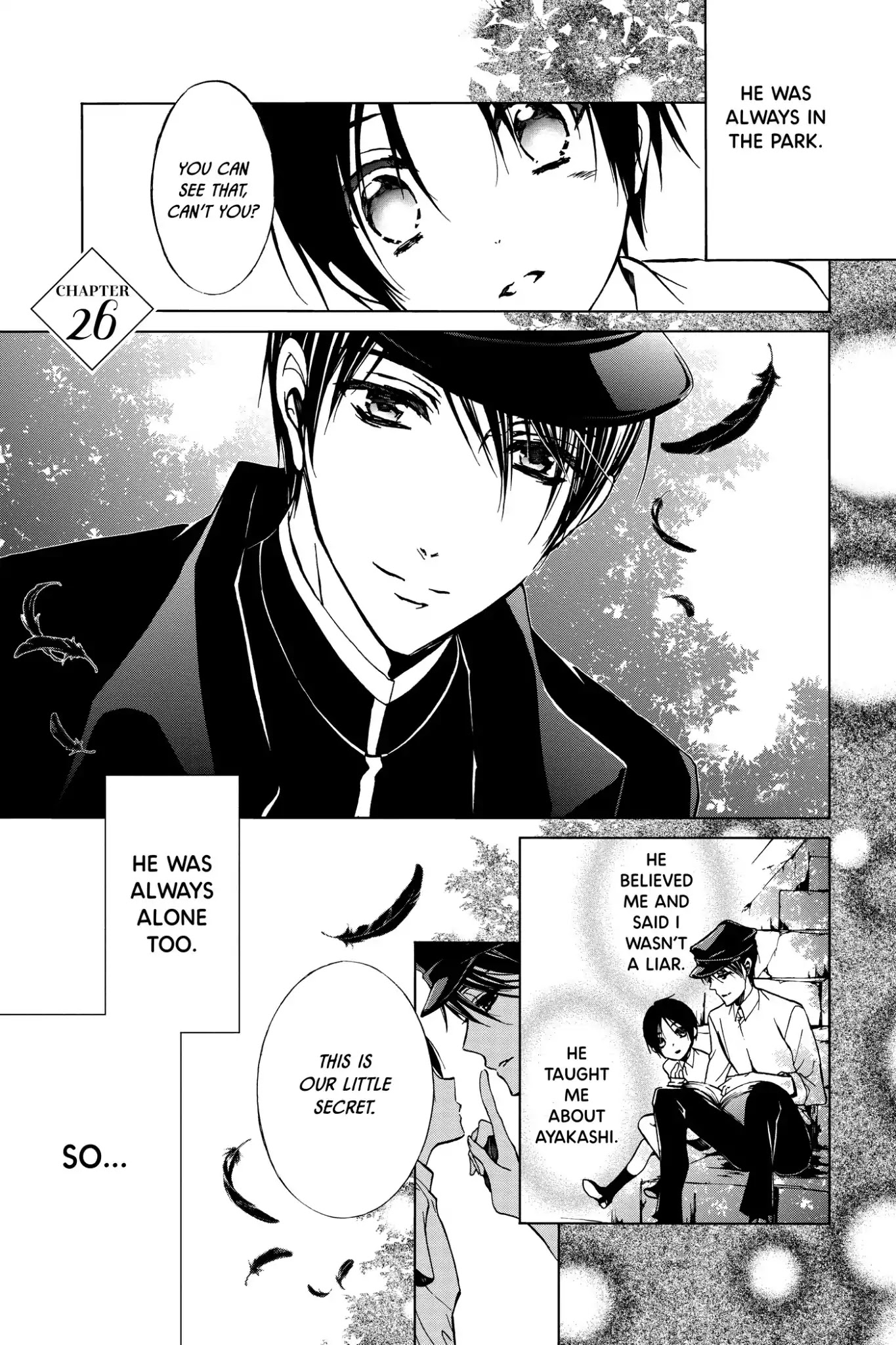 Momochi-san Chi no Ayakashi Ouji Chapter 26 page 1 - Chapter 26: Who Is That Behind You?